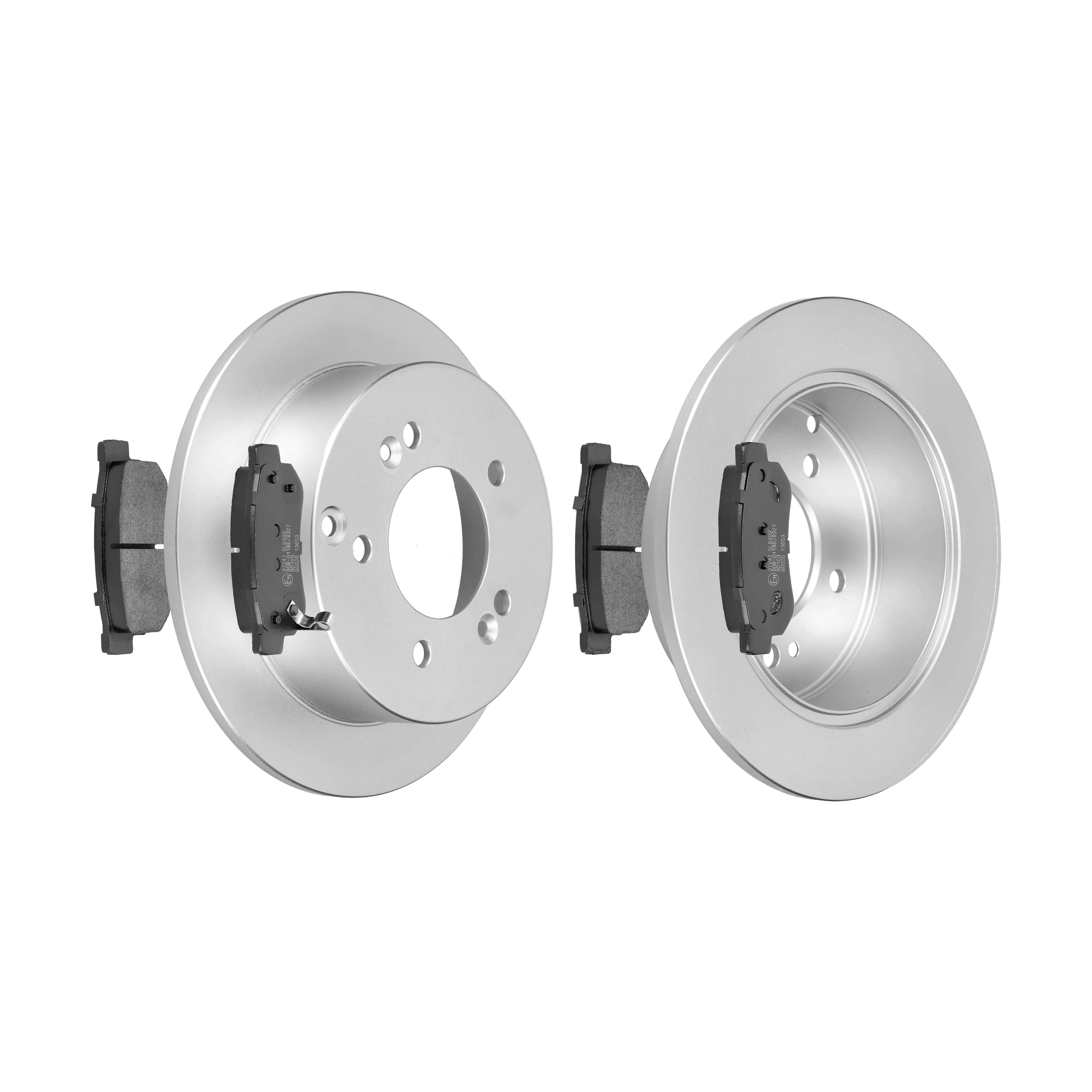 F.BECKER Bremsesæt, skivebremser 13810118 bagaksel fuld 262mm 10mm for HYUNDAI