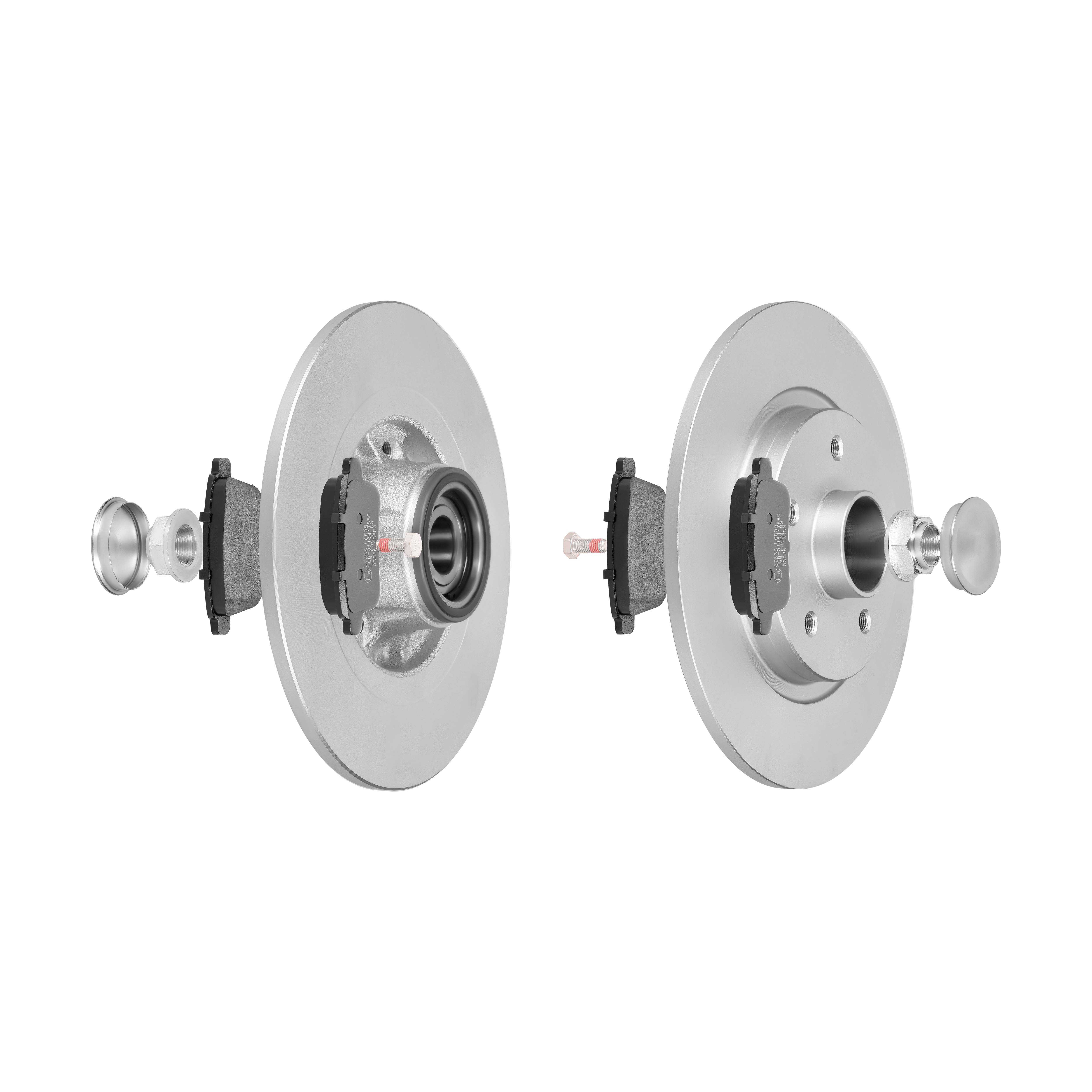 F.BECKER Bremsesæt, skivebremser 13810121 bagaksel fuld 274mm 15,9mm for MERCEDES-BENZ RENAULT