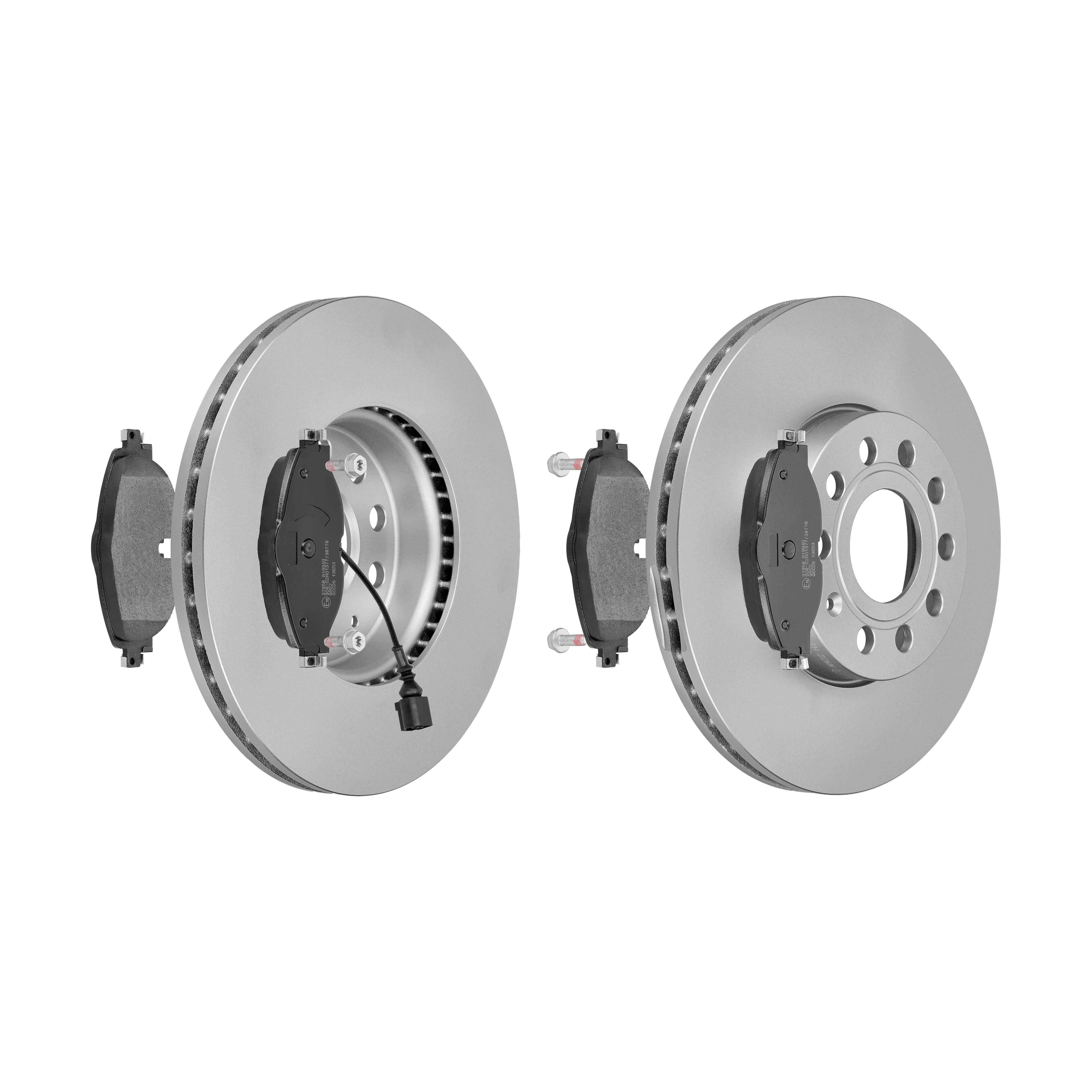 F.BECKER Bremsesæt, skivebremser 13810146 foraksel ventileret 288mm 25mm for CUPRA AUDI SEAT VAG VW AUDI (FAW)