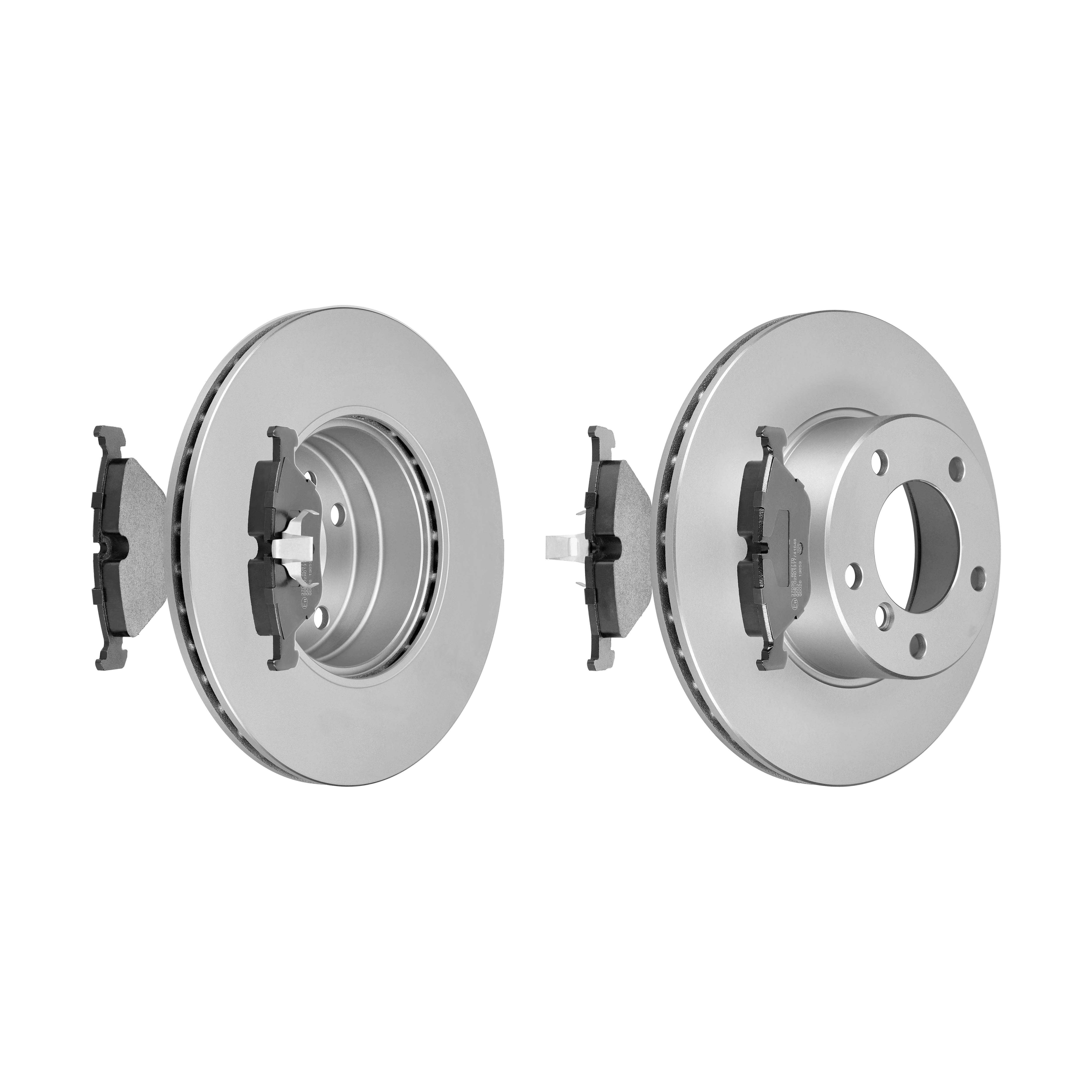 F.BECKER Bremsesæt, skivebremser 13810150 foraksel ventileret 296mm 22mm for BMW