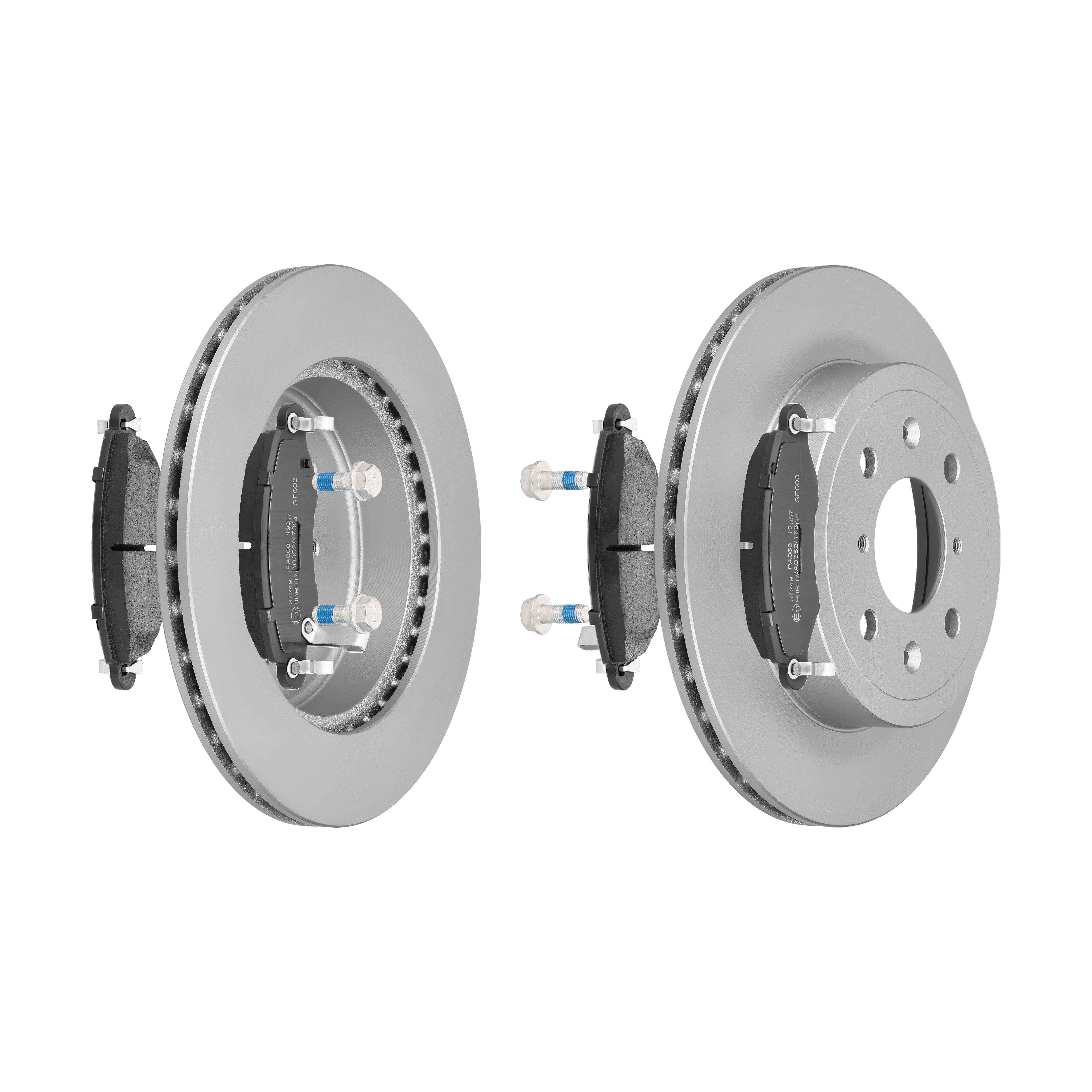 F.BECKER Bremsesæt, skivebremser 13810159 foraksel ventileret 253mm 17mm for OPEL SUZUKI