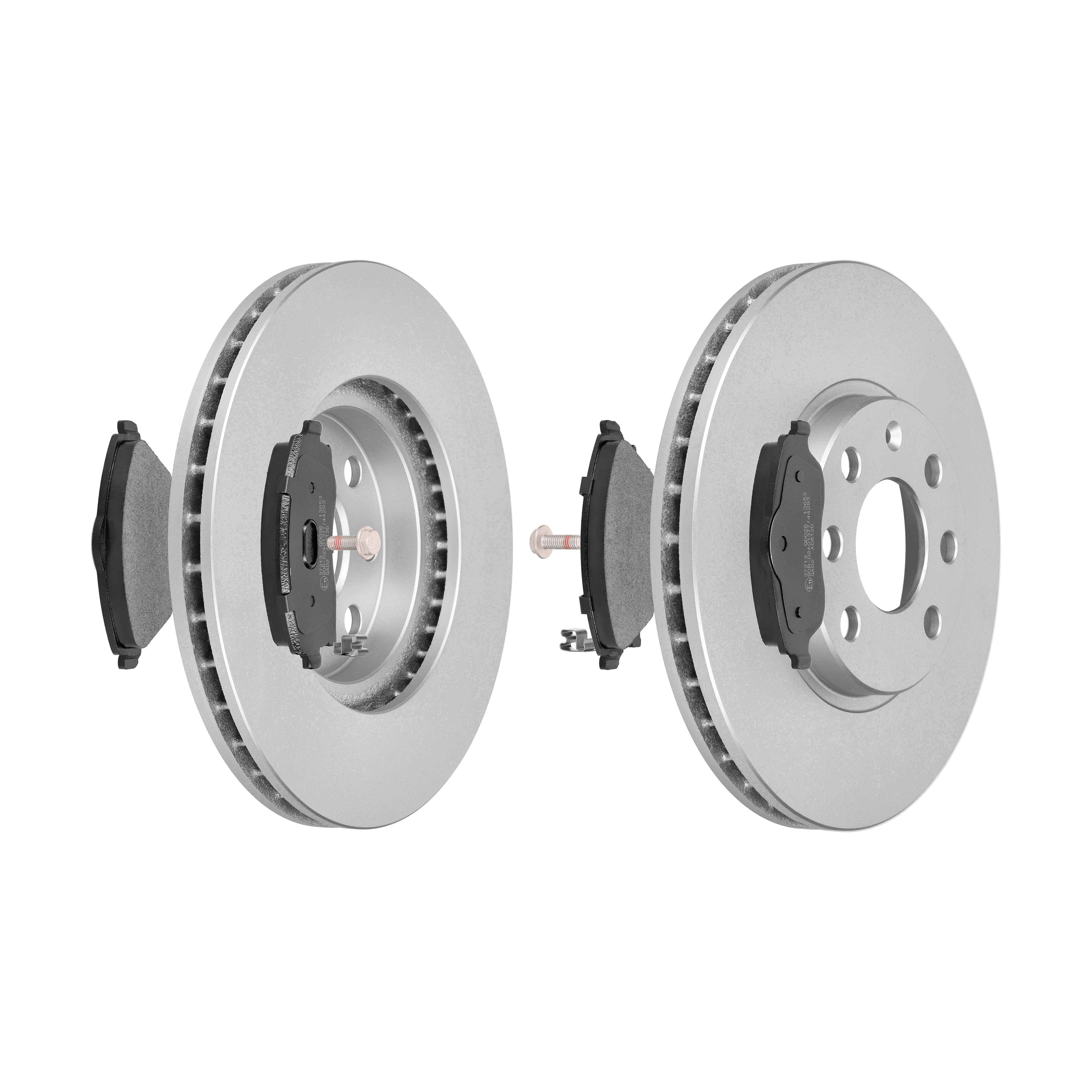 F.BECKER Bremsesæt, skivebremser 13810175 foraksel ventileret 260mm 24mm for OPEL VAUXHALL