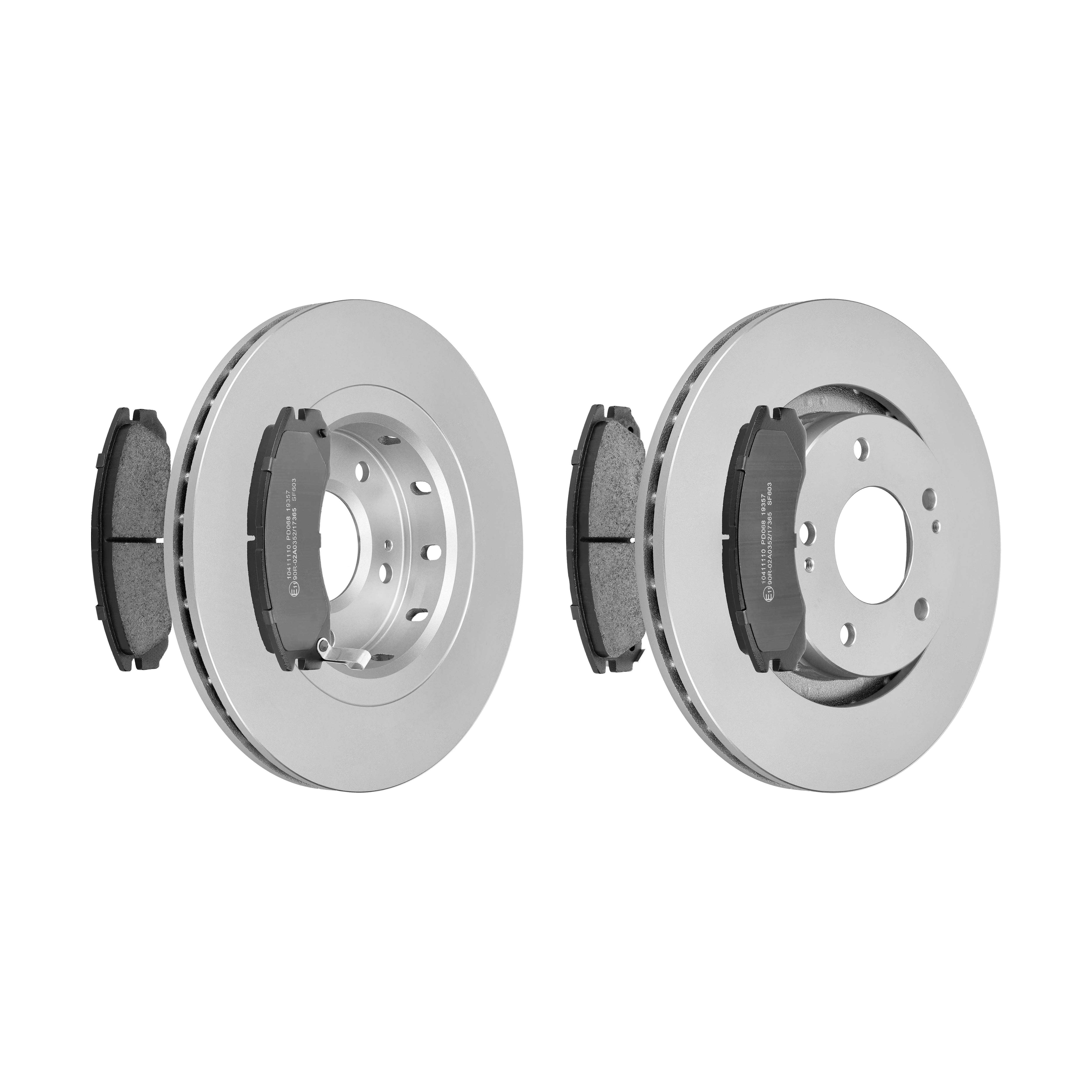F.BECKER Bremsesæt, skivebremser 13810195 foraksel ventileret 294mm 24mm for PEUGEOT CITROËN MITSUBISHI
