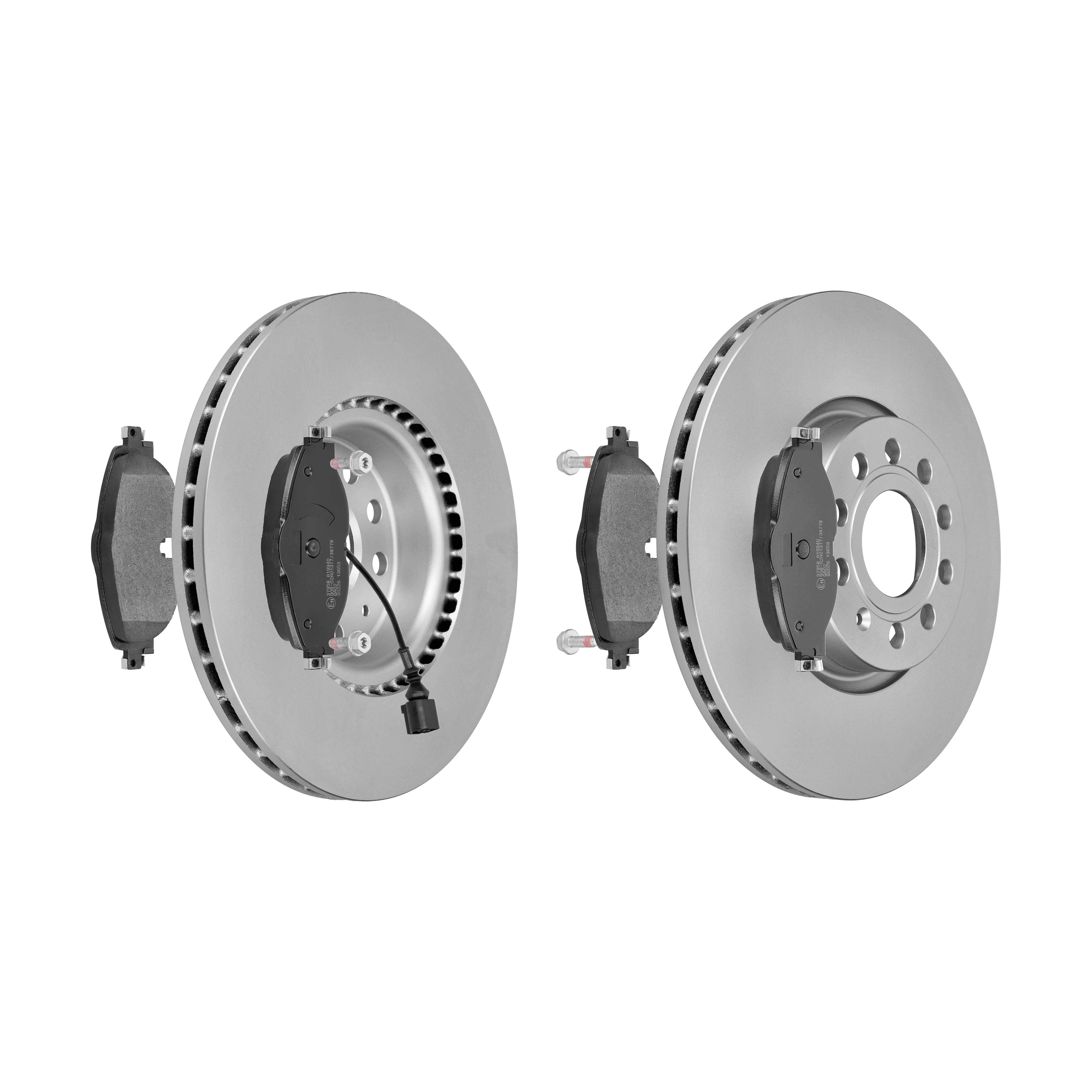 F.BECKER Bremsesæt, skivebremser 13810196 foraksel ventileret 312mm 20,4mm for VW AUDI VAG VW (FAW) CUPRA VW (SVW)