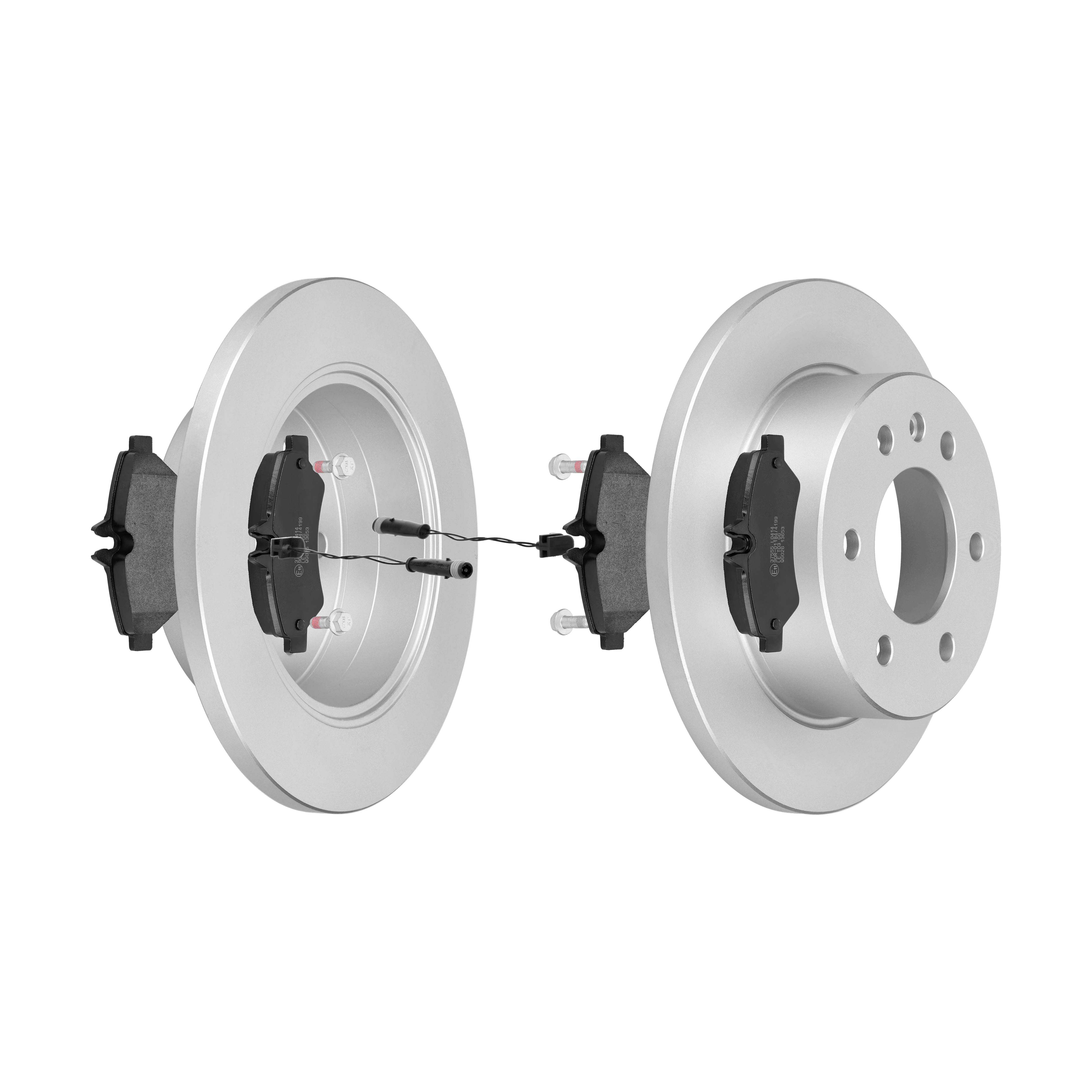 F.BECKER Bremsesæt, skivebremser 13810062 bagaksel fuld 298mm 20,2mm for VW VAG MERCEDES-BENZ