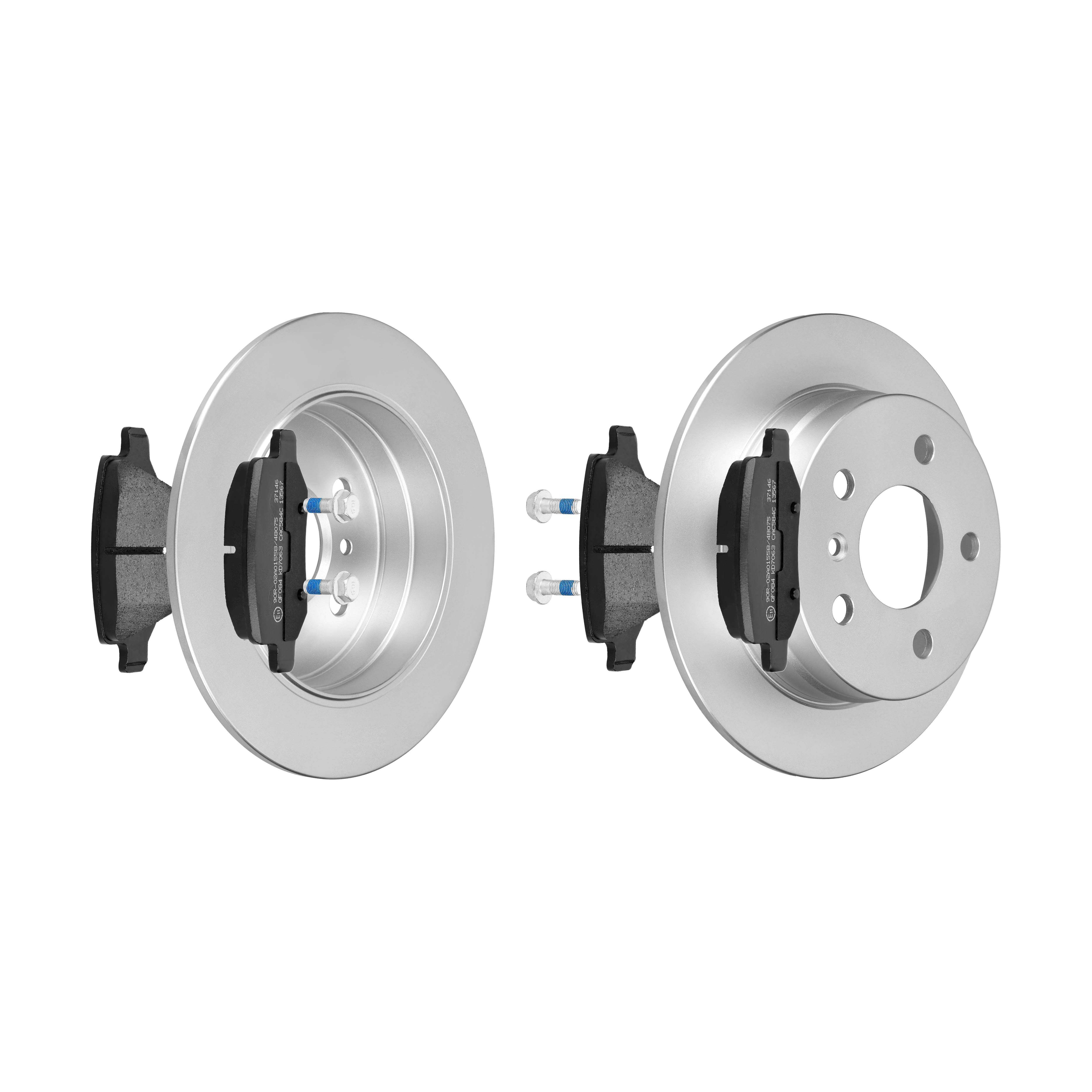 F.BECKER Bremsesæt, skivebremser 13810065 bagaksel fuld 258mm 8mm for MERCEDES-BENZ