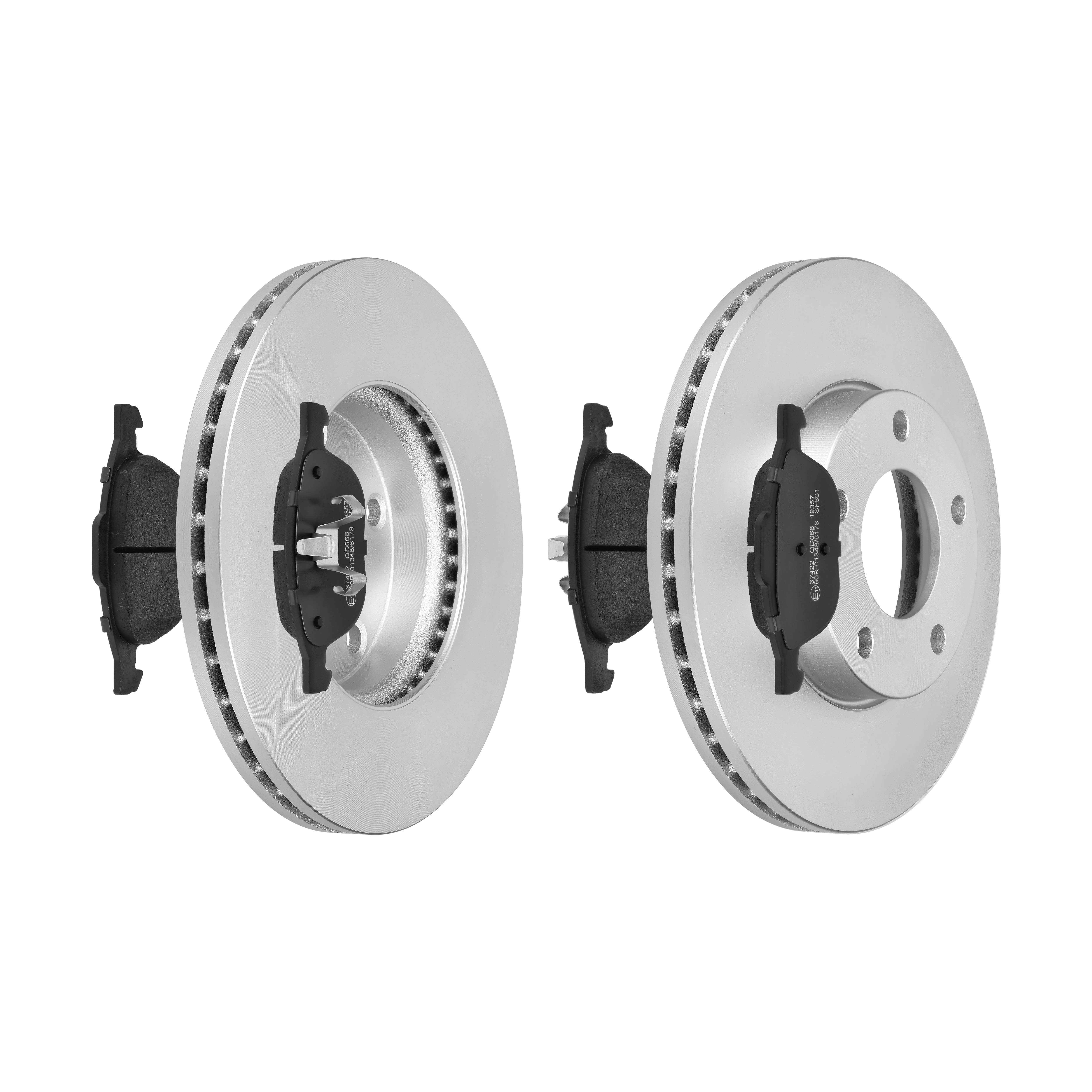 F.BECKER Bremsesæt, skivebremser 13810156 foraksel ventileret 278mm 18,1mm for FORD VOLVO MAZDA