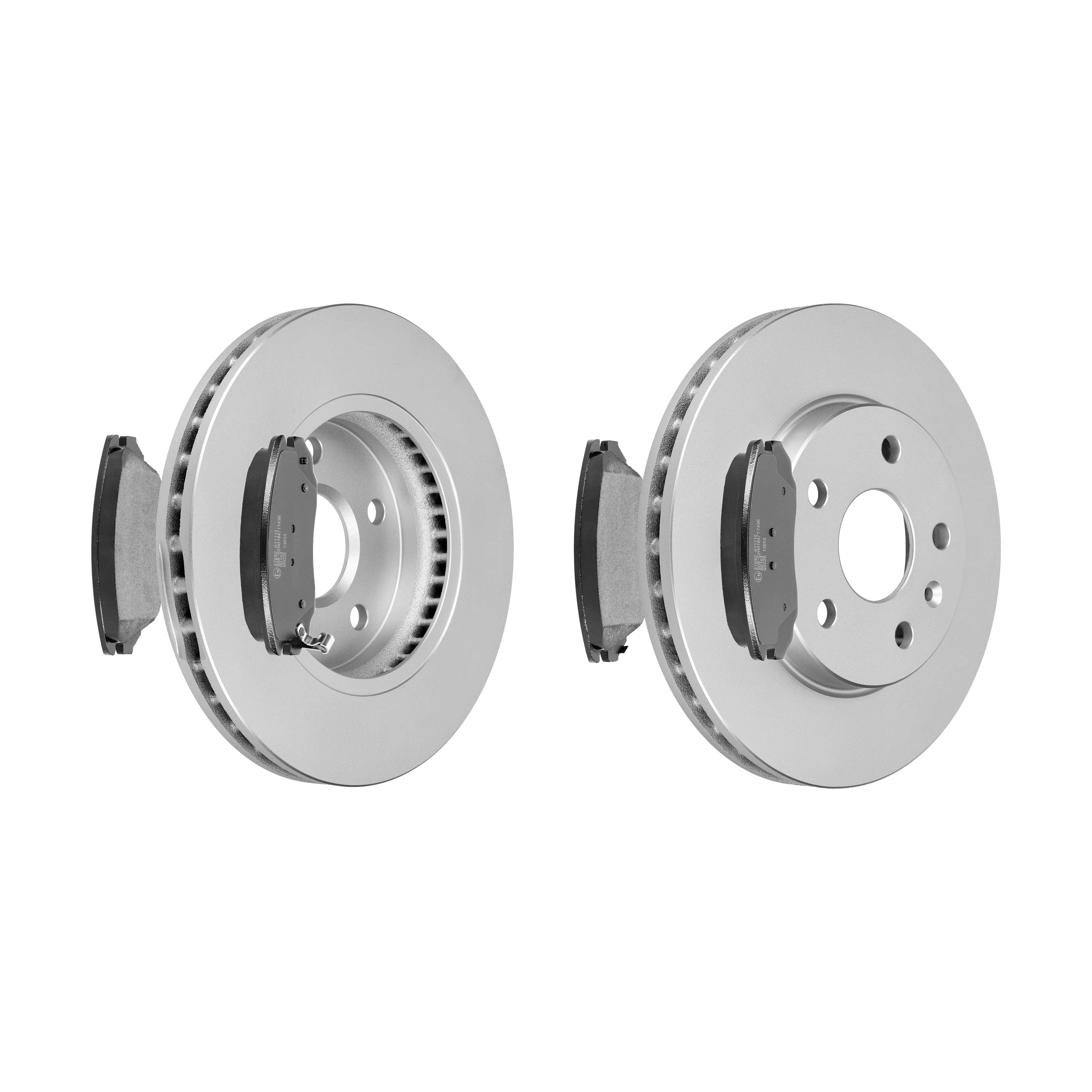F.BECKER Bremsesæt, skivebremser 13810242 foraksel ventileret 296mm 30mm for OPEL SAAB