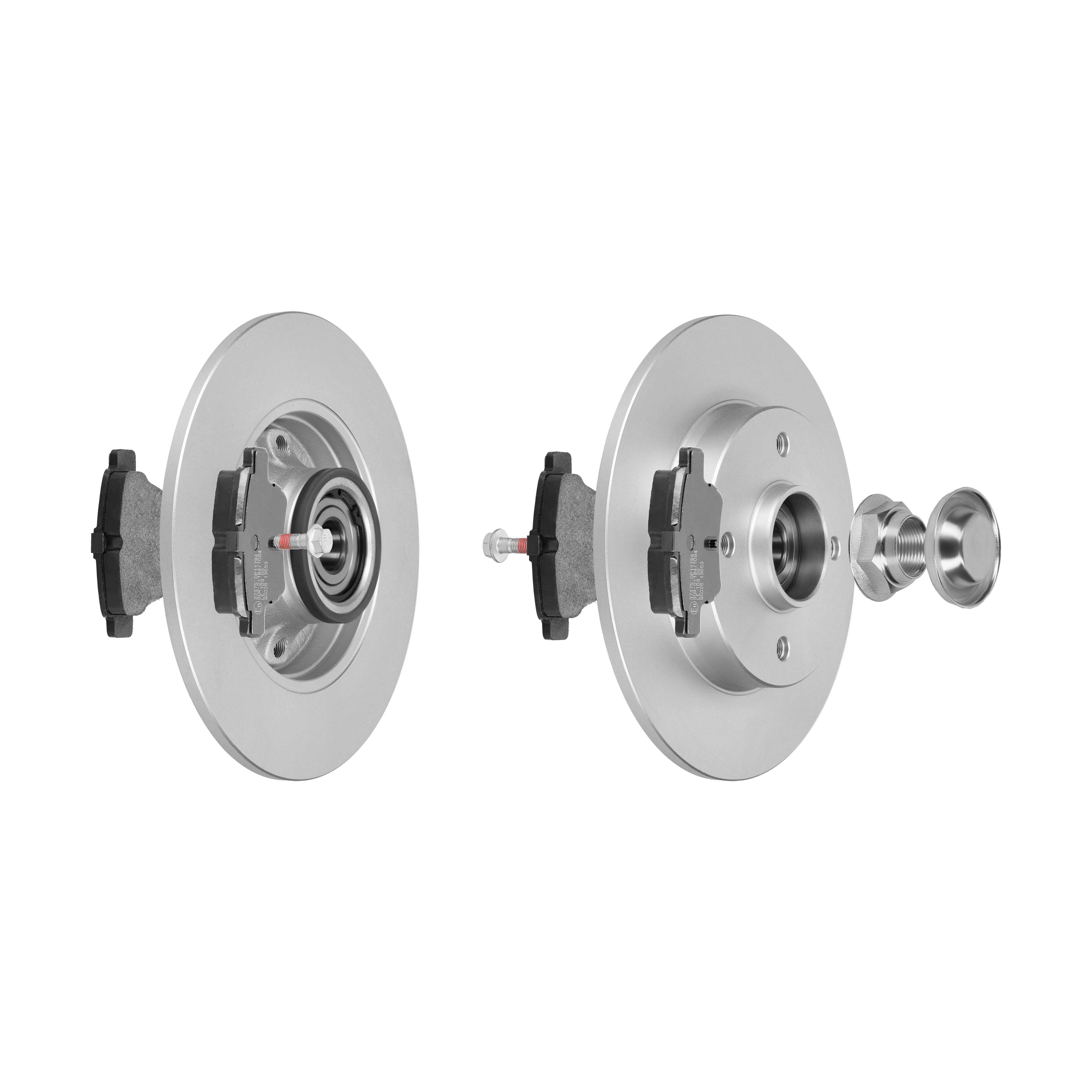 F.BECKER Bremsesæt, skivebremser 13810267 bagaksel fuld 249mm 9mm for PEUGEOT CITROËN
