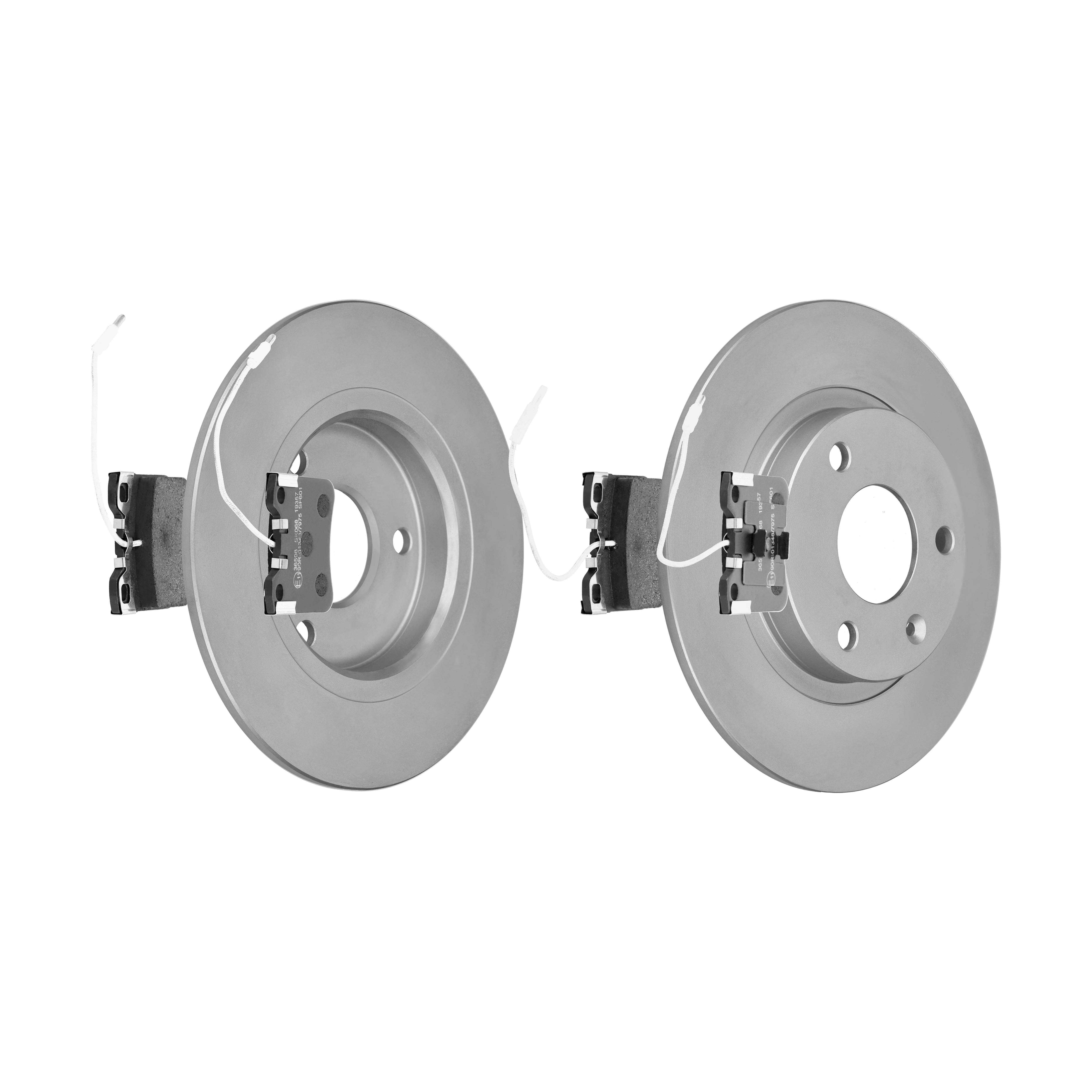 F.BECKER Bremsesæt, skivebremser 13810313 foraksel fuld 238mm 8mm for PEUGEOT CITROËN