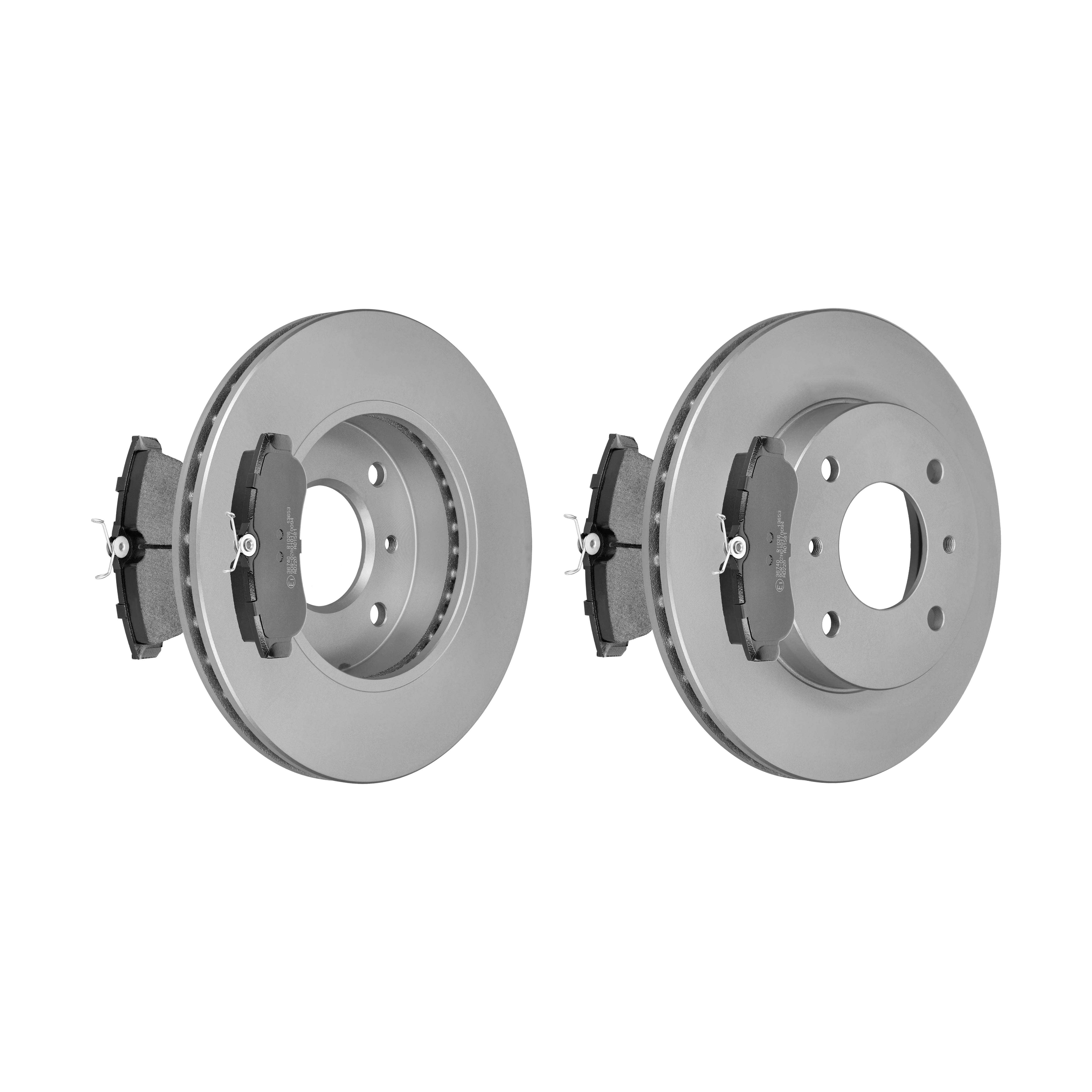 F.BECKER Bremsesæt, skivebremser 13810372 foraksel ventileret 257mm 16,7mm for NISSAN