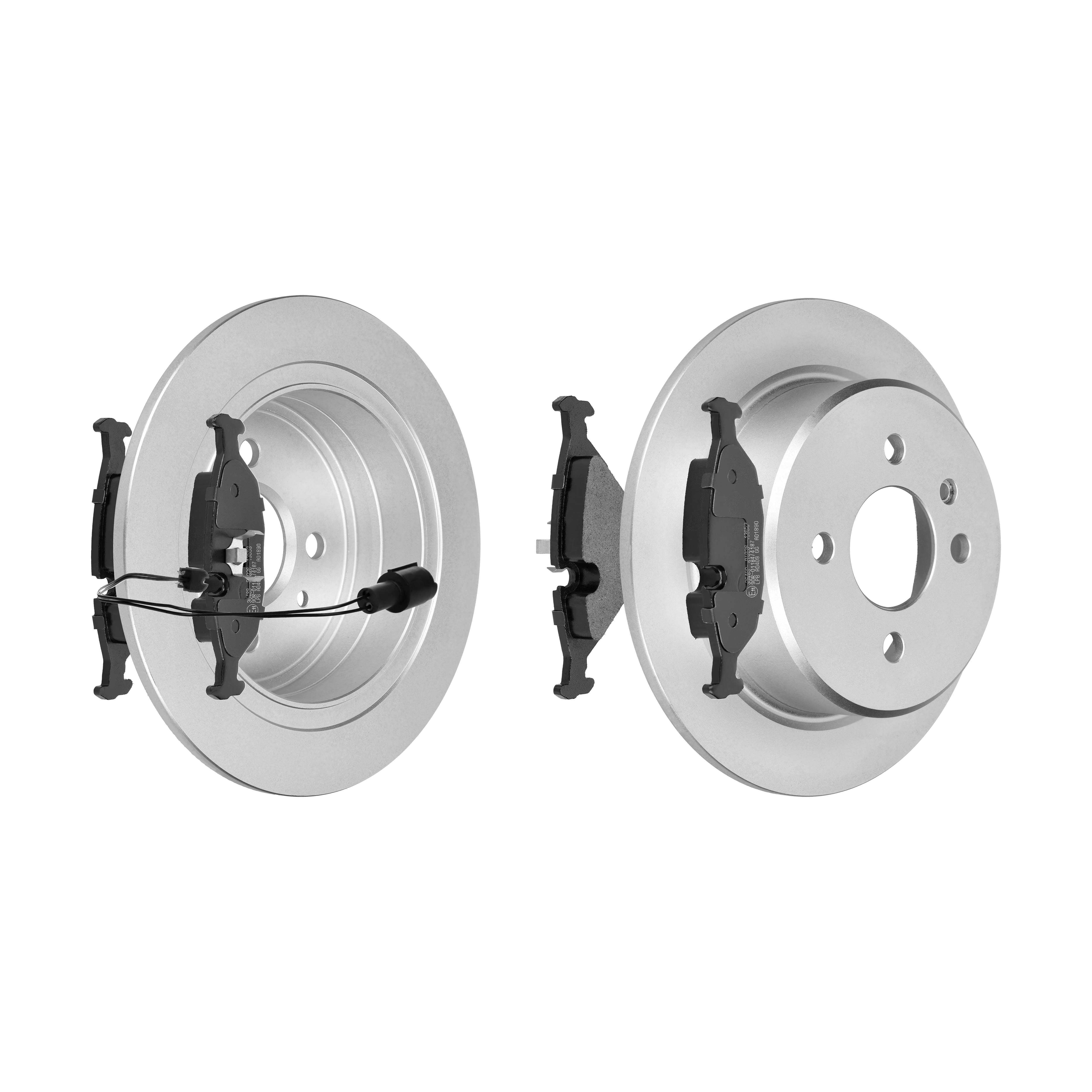 F.BECKER Bremsesæt, skivebremser 13810392 bagaksel fuld 258mm 16,8mm for BMW