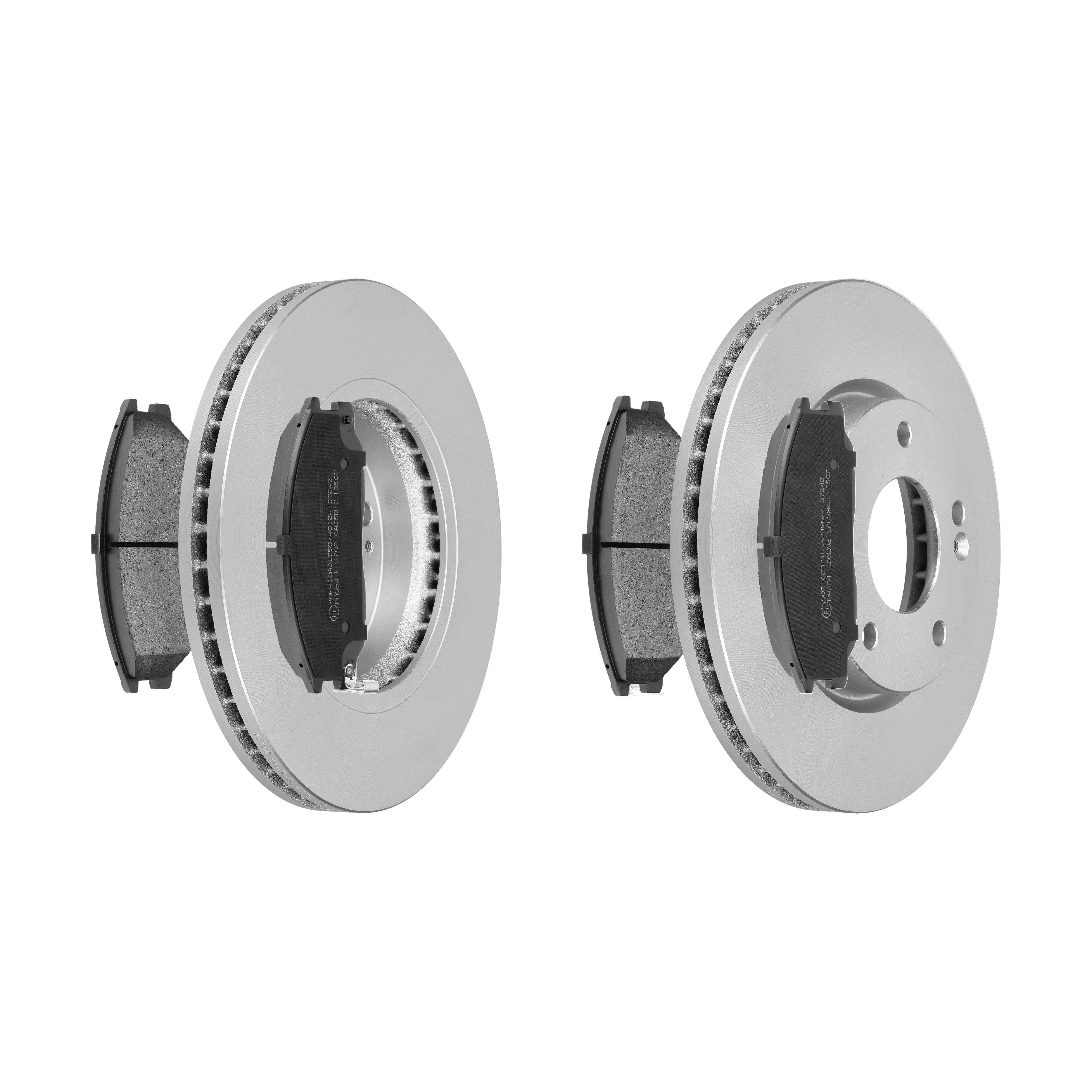 F.BECKER Bremsesæt, skivebremser 13810158 foraksel ventileret 276mm 26mm for SSANGYONG HYUNDAI KIA