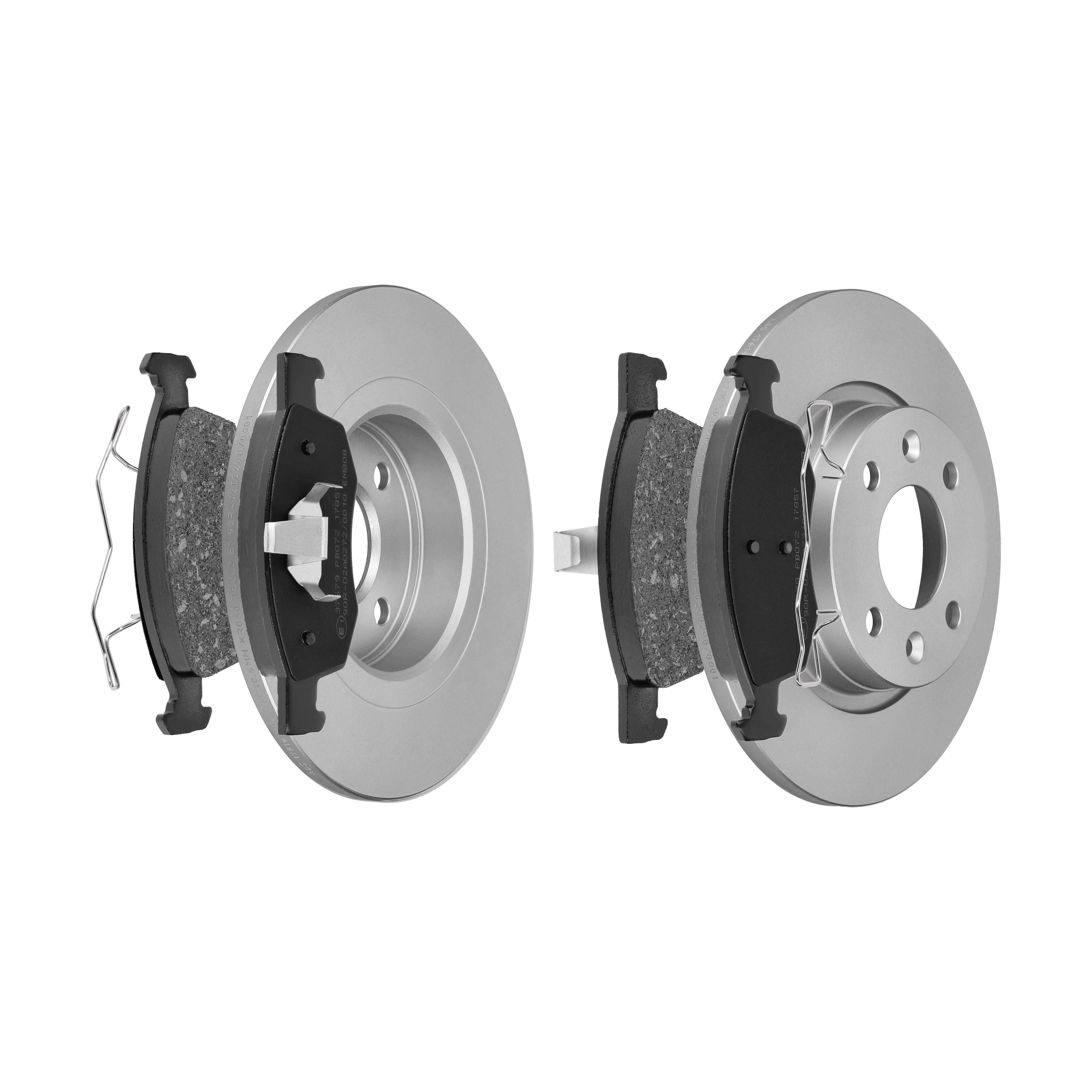 F.BECKER Bremsesæt, skivebremser 13810362 foraksel fuld 259mm 12mm for RENAULT SMART