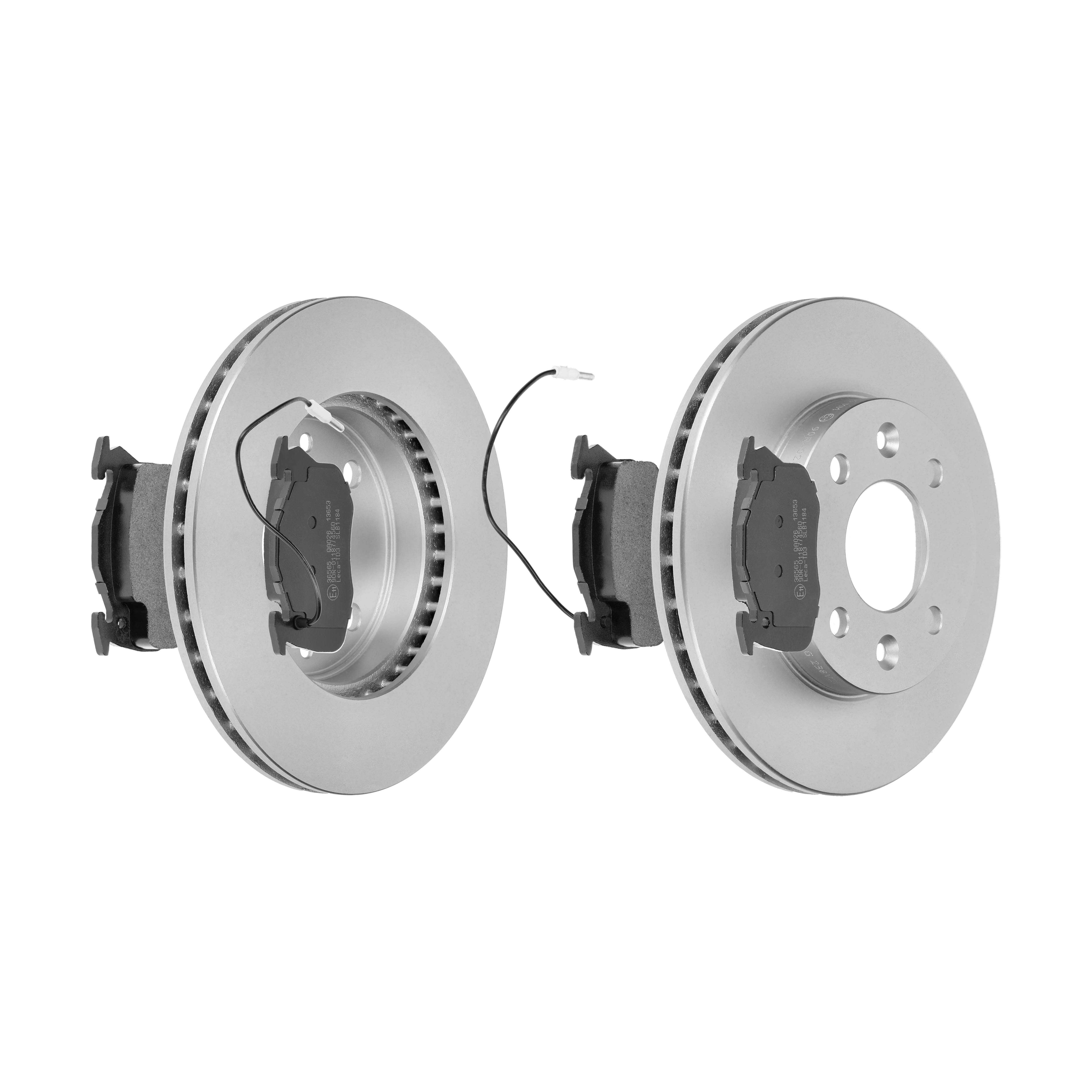 F.BECKER Bremsesæt, skivebremser 13810360 ventileret 238mm 20mm for PEUGEOT CITROËN NISSAN RENAULT