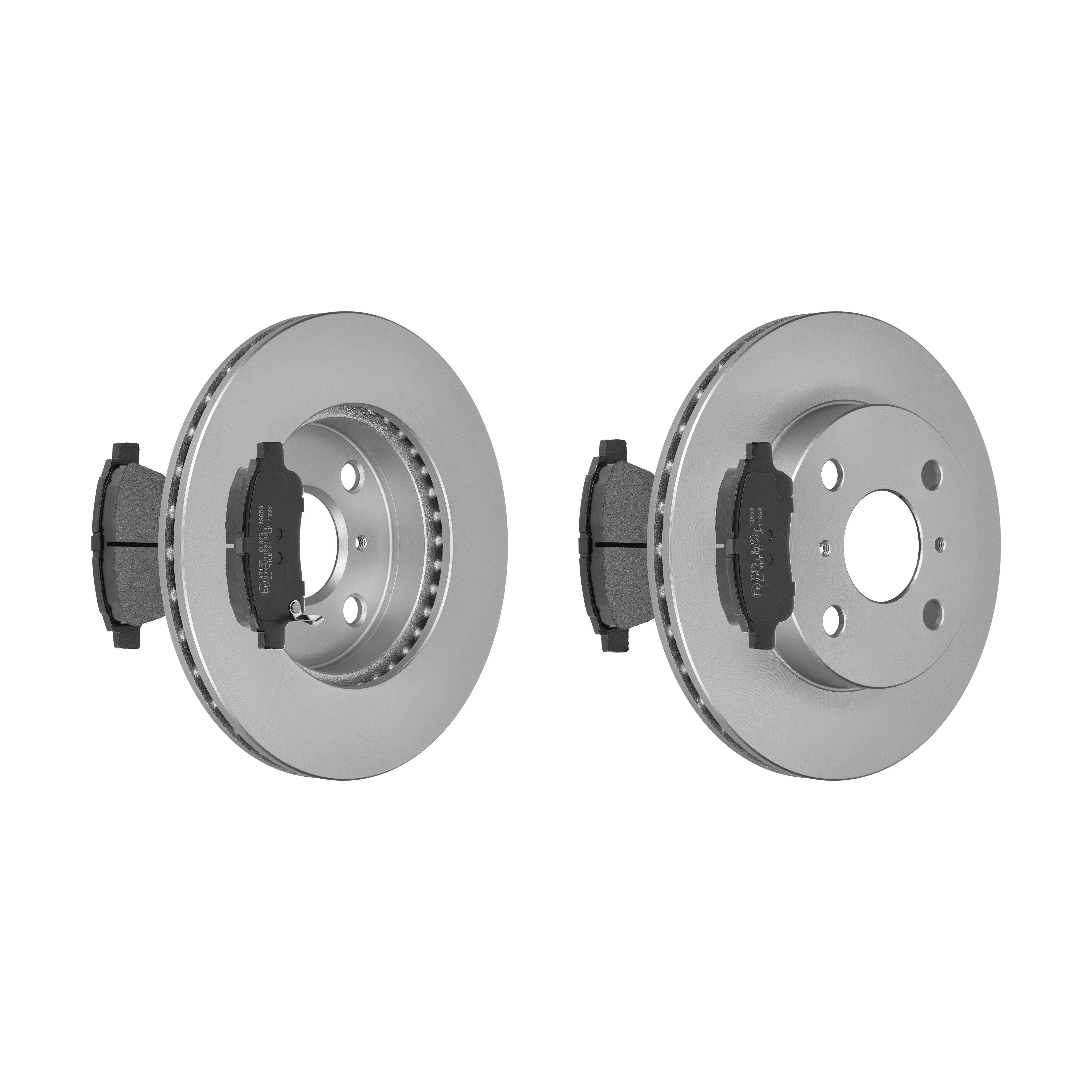 F.BECKER Bremsesæt, skivebremser 13810153 foraksel ventileret 235mm 17,9mm for TOYOTA