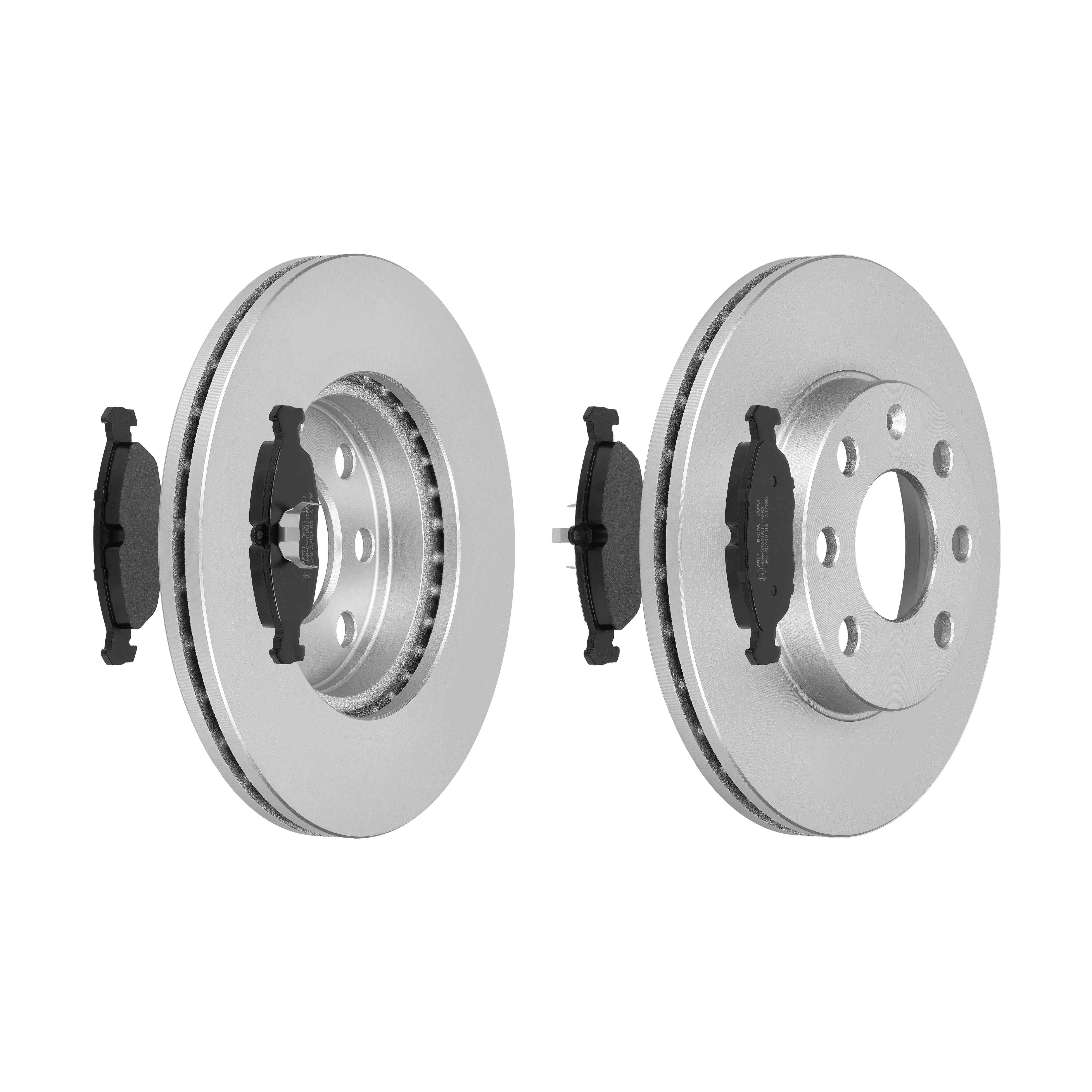 F.BECKER Bremsesæt, skivebremser 13810244 foraksel ventileret 236mm 20mm for OPEL CHEVROLET VAUXHALL DAEWOO