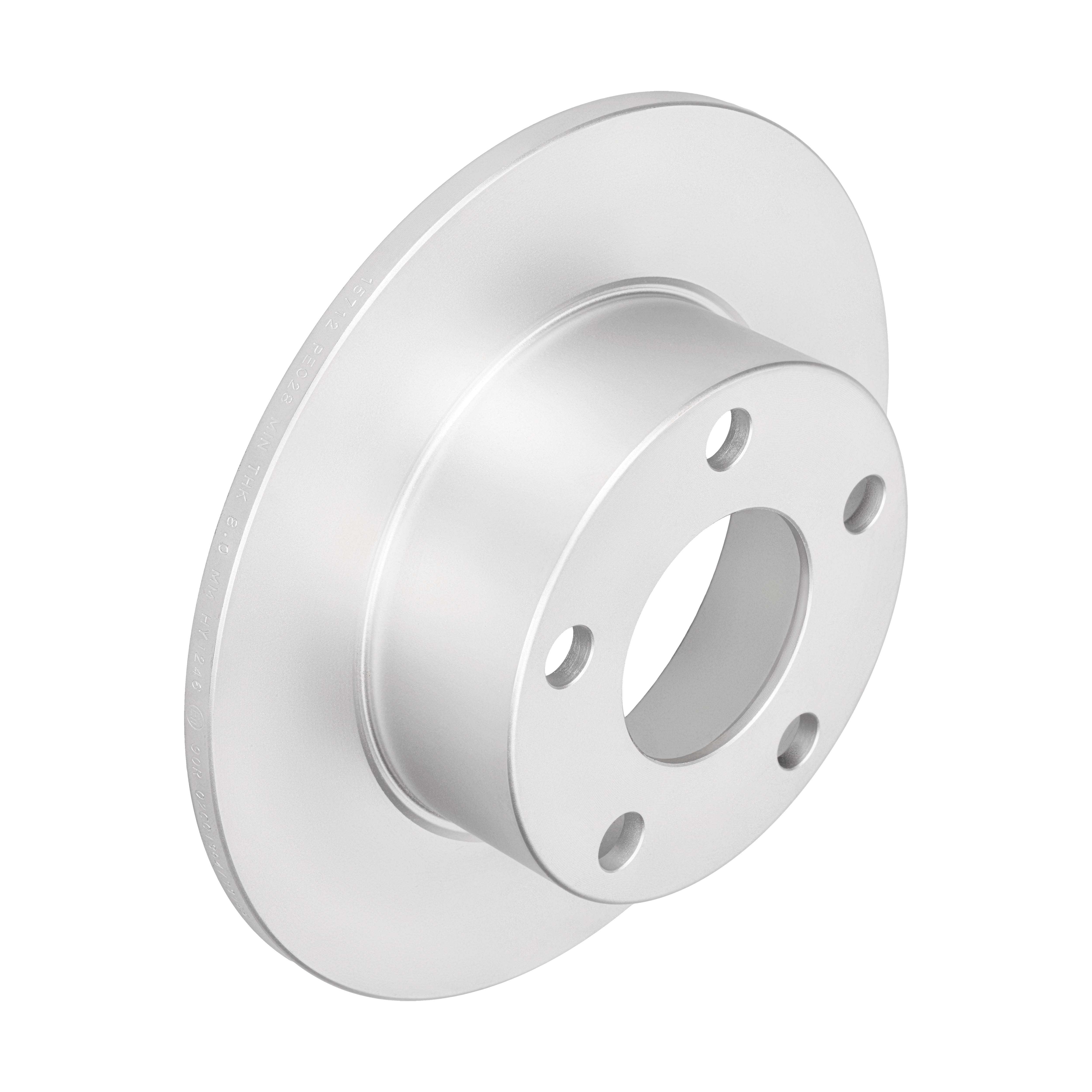 F.BECKER Bremseskive 10212014 fuld 245mm 10mm for AUDI