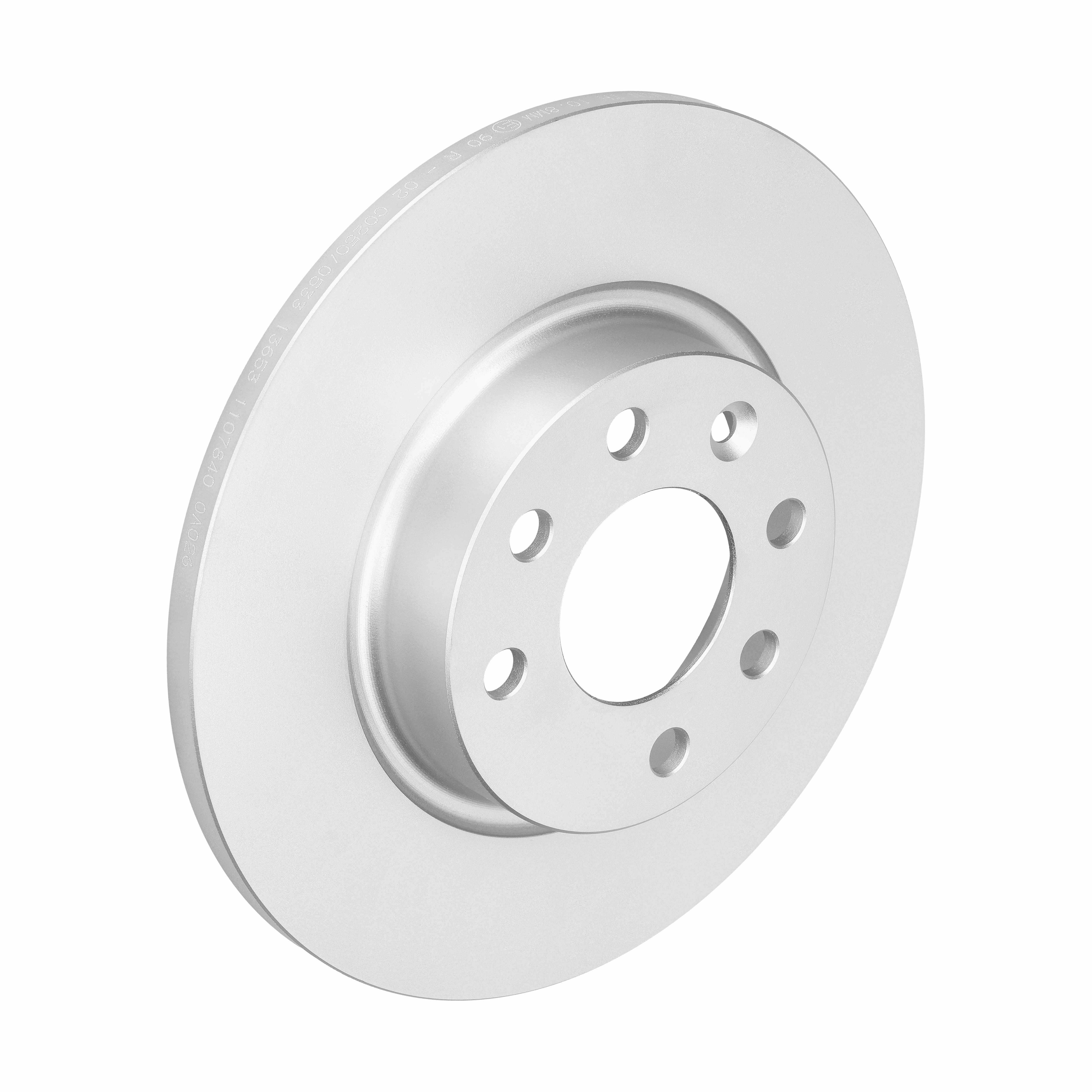 F.BECKER Bremseskive 10211845 fuld 260mm 12mm for VOLVO