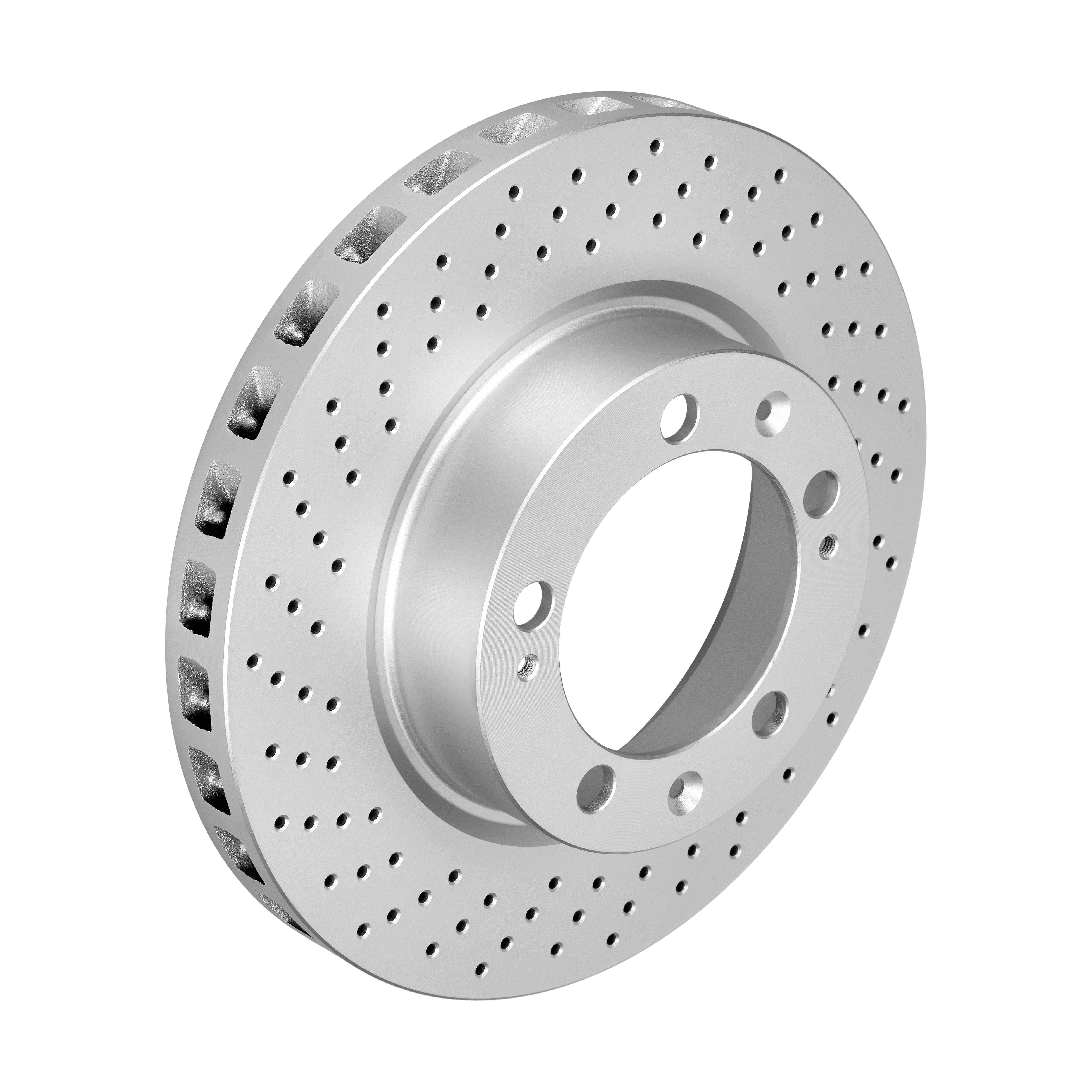 F.BECKER Bremseskive 10212473 perforeret 304mm 32mm for PORSCHE