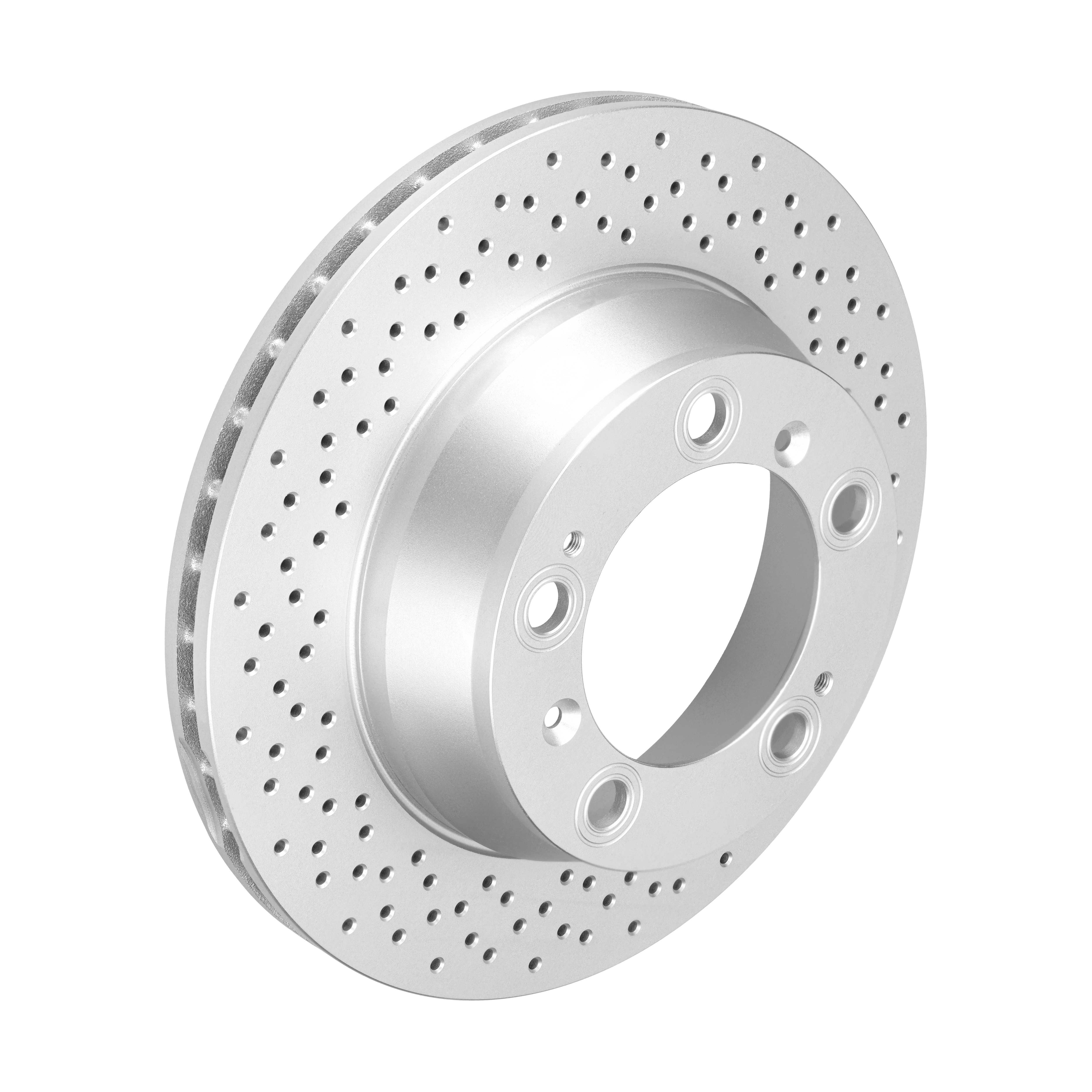 F.BECKER Bremseskive 10212576 perforeret 299mm 24mm for PORSCHE