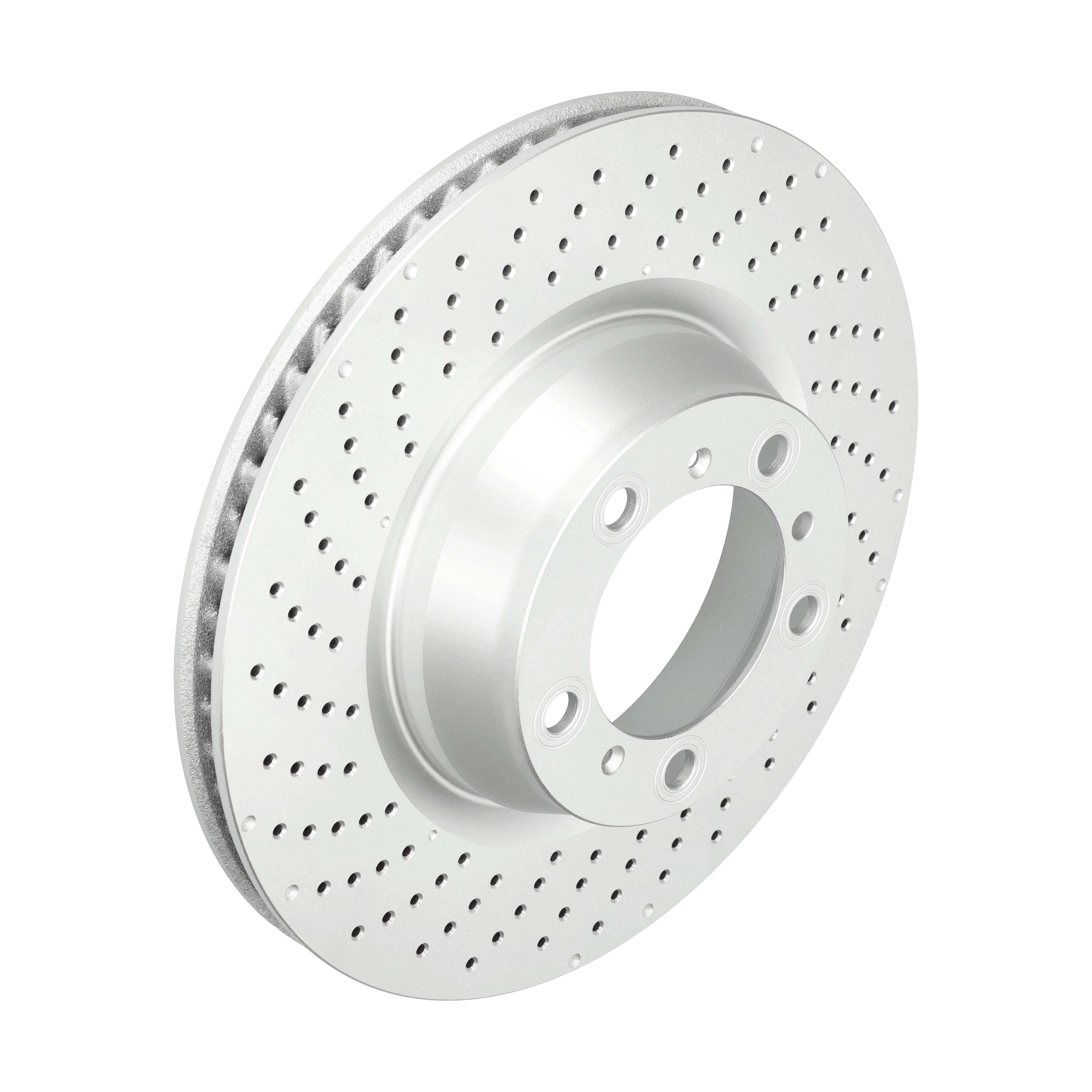 F.BECKER Bremseskive 10212933 perforeret 350mm 28mm for PORSCHE
