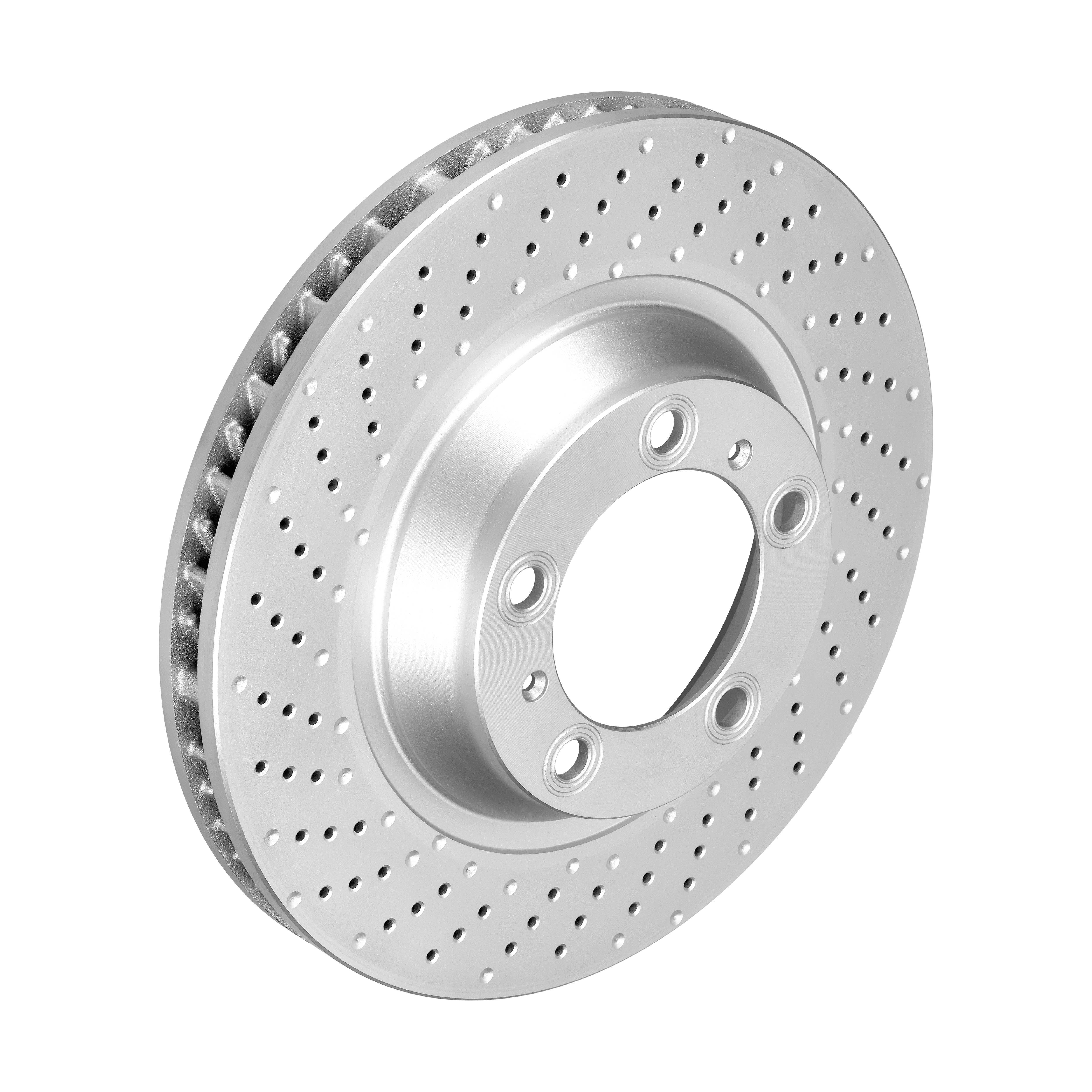 F.BECKER Bremseskive 10213059 perforeret 340mm 34mm for PORSCHE