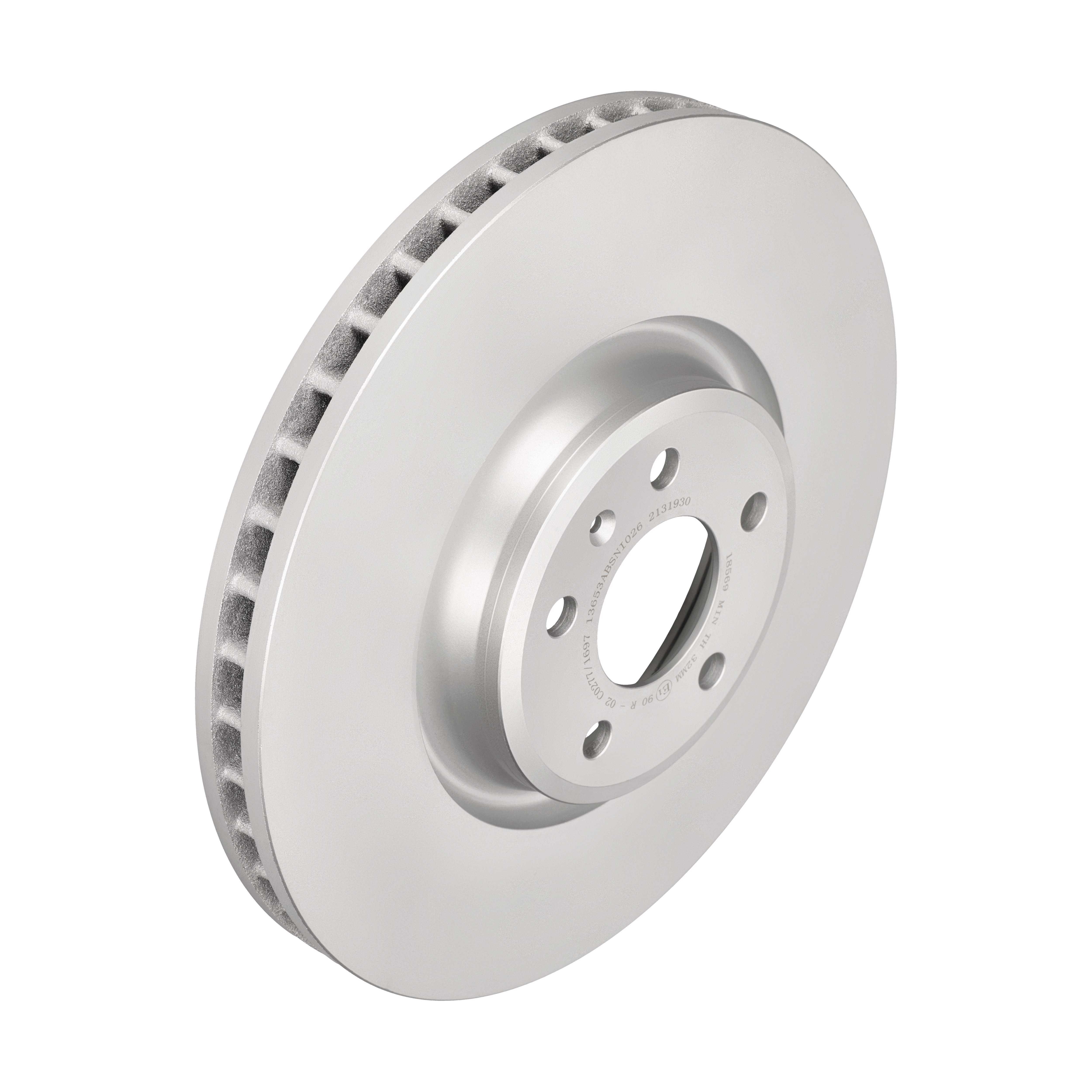 F.BECKER Bremseskive 10213064 ventileret 349mm 34mm for AUDI