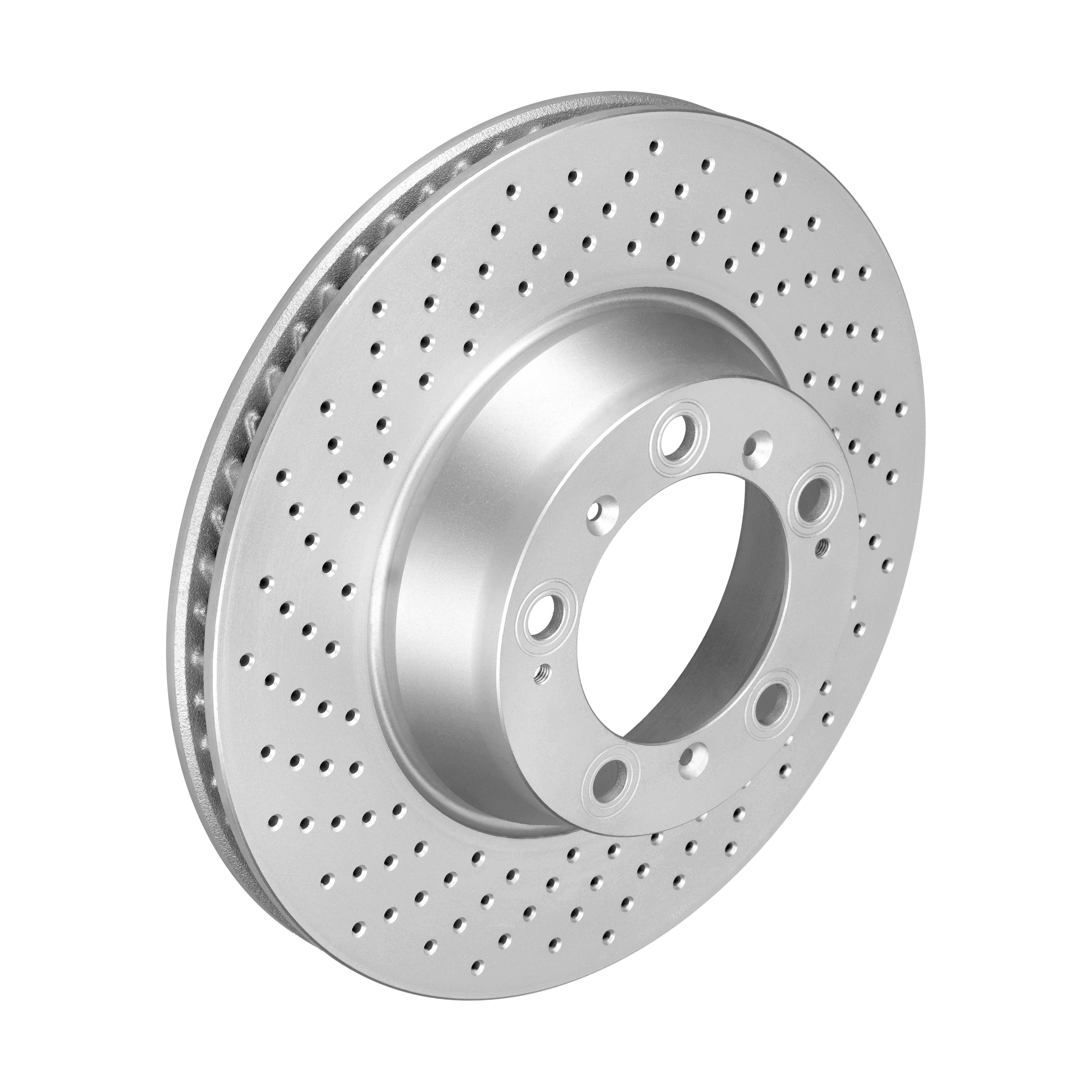 F.BECKER Bremseskive 10212709 perforeret 330mm 28mm for PORSCHE