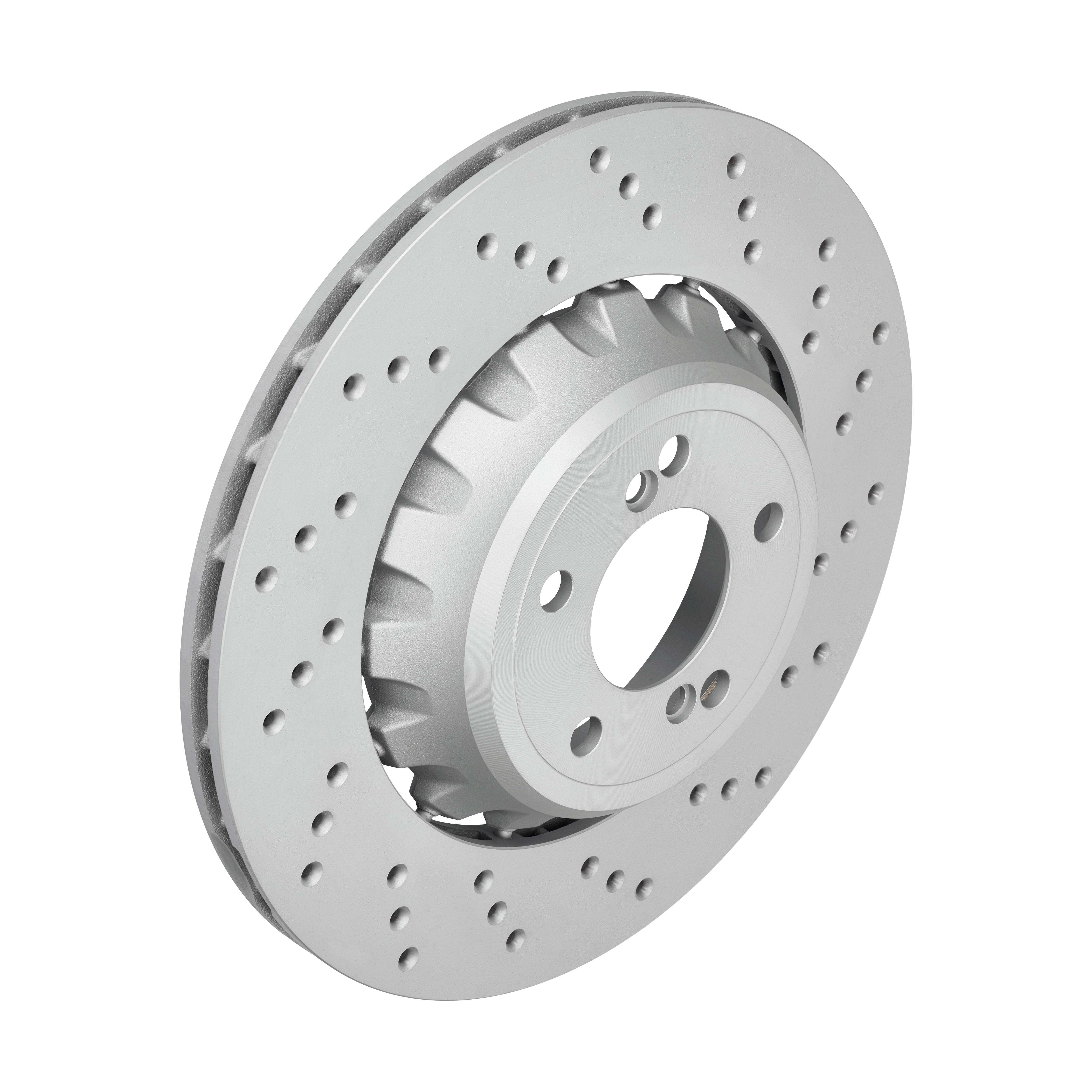 F.BECKER Bremseskive 10213306 ventileret 370mm 24mm for BMW