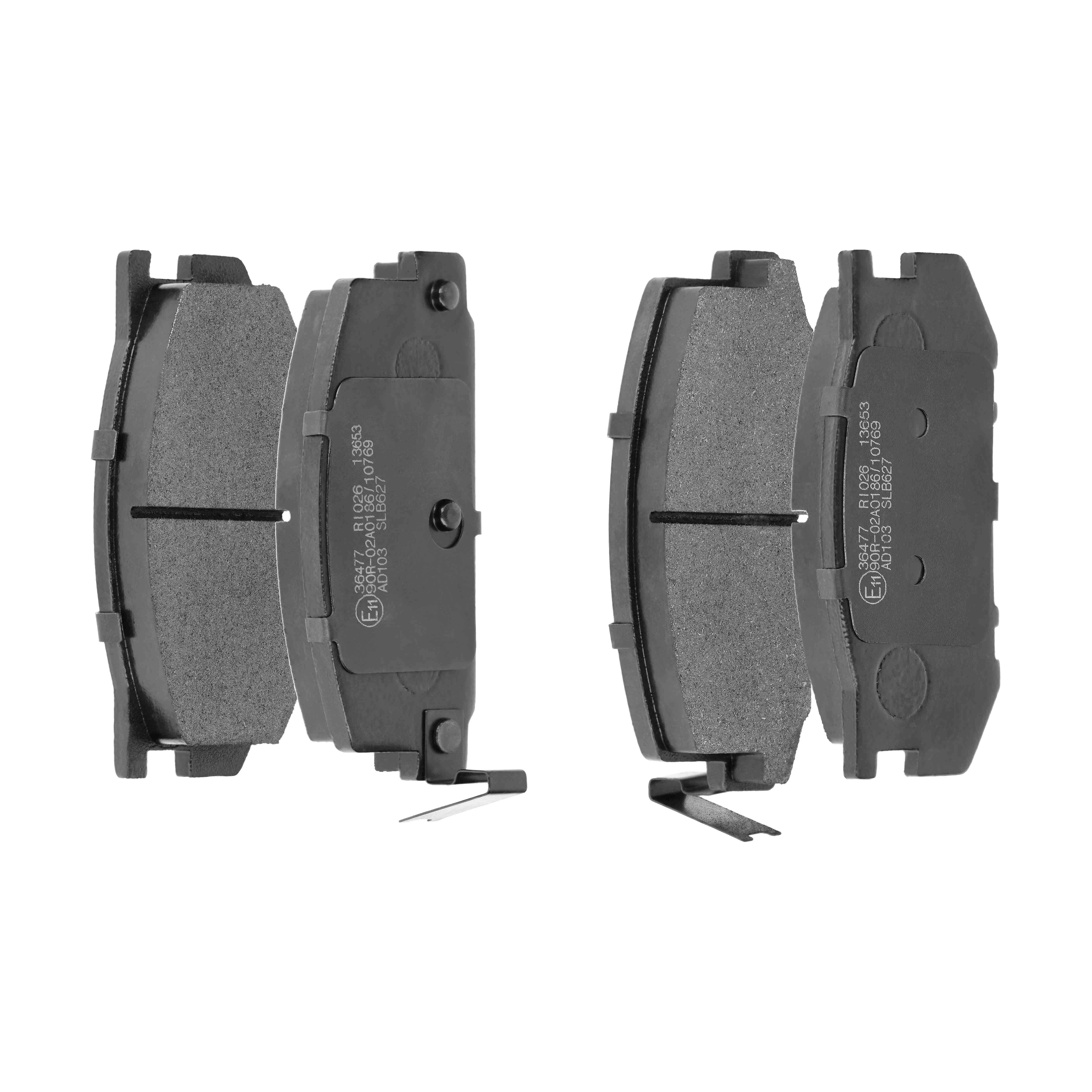 F.BECKER Bremseklodser 10412024 for SUBARU