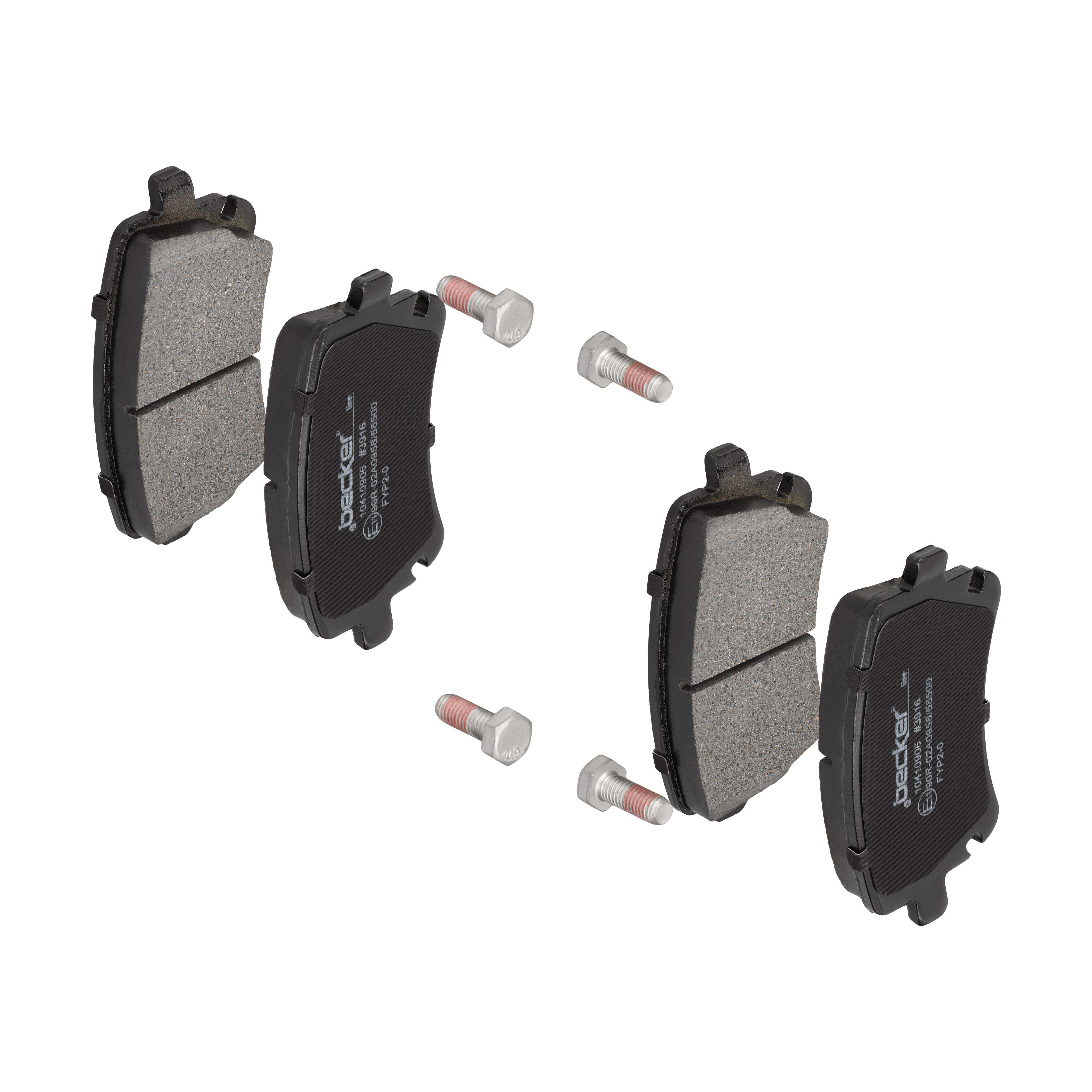 F.BECKER Bremseklodser 10410906 for VAG AUDI BENTLEY VW
