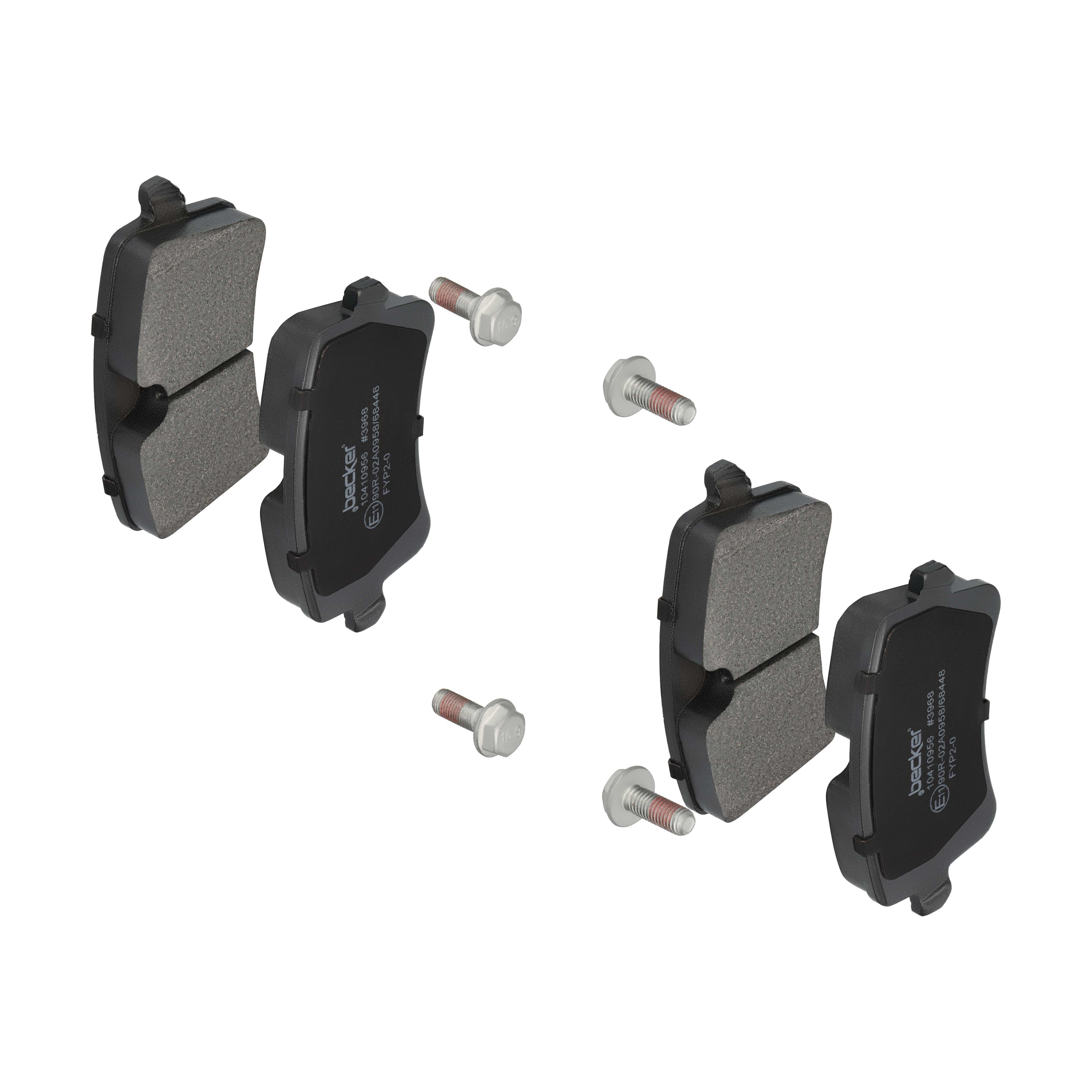 F.BECKER Bremseklodser 10410956 for AUDI