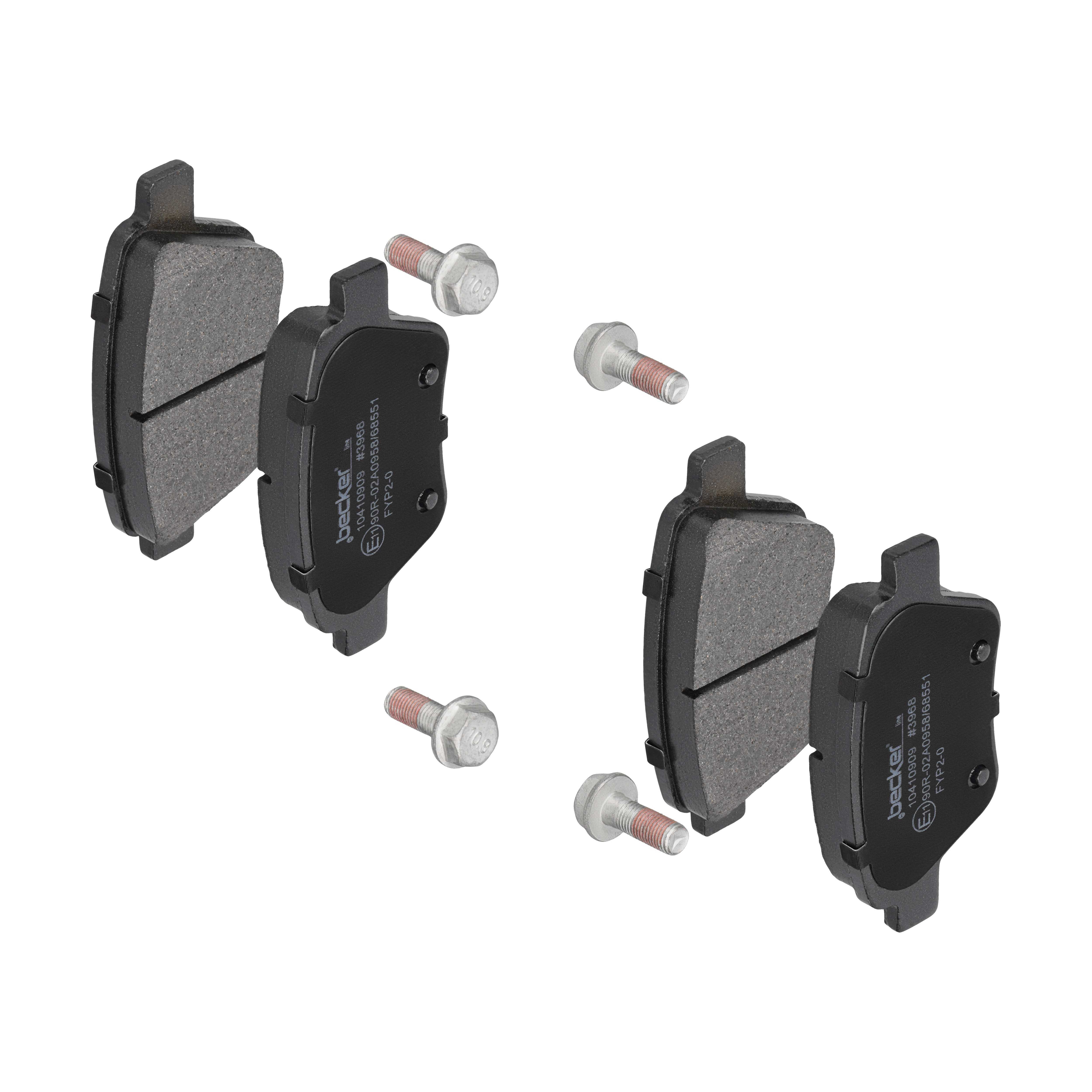 F.BECKER Bremseklodser 10410909 for SEAT AUDI