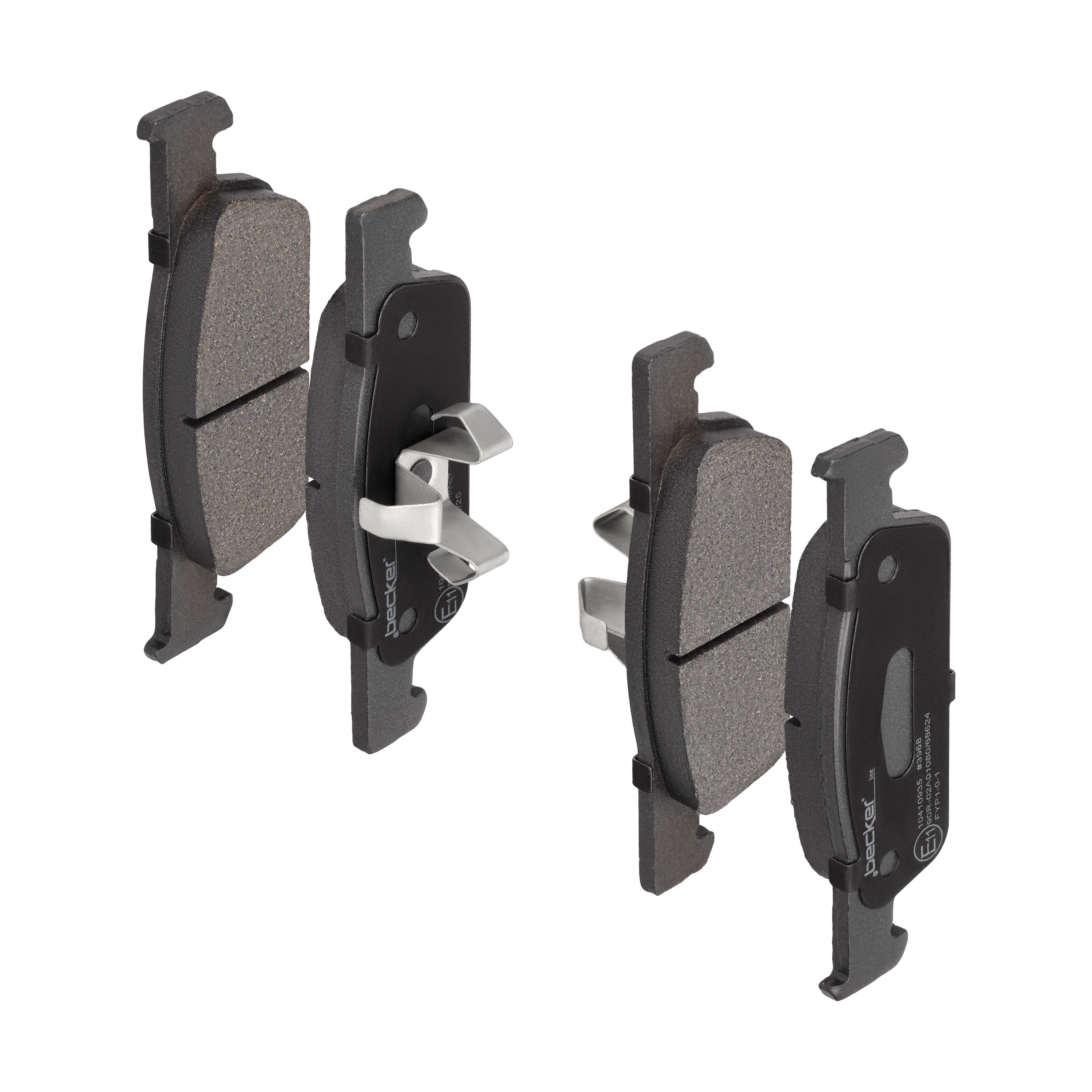 F.BECKER Bremseklodser 10410935 for DACIA SMART RENAULT
