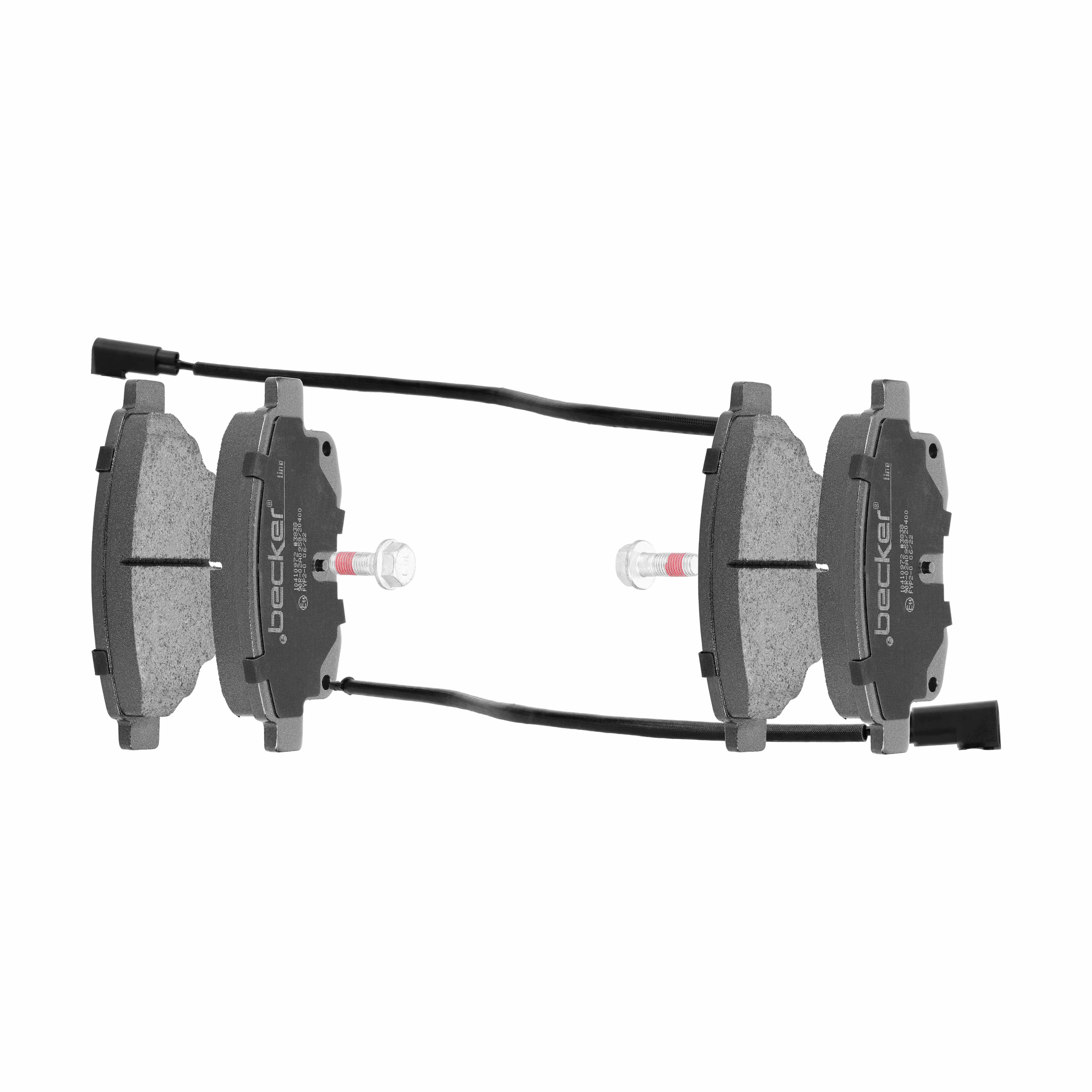 F.BECKER Bremseklodser 10410972 for FORD BYD
