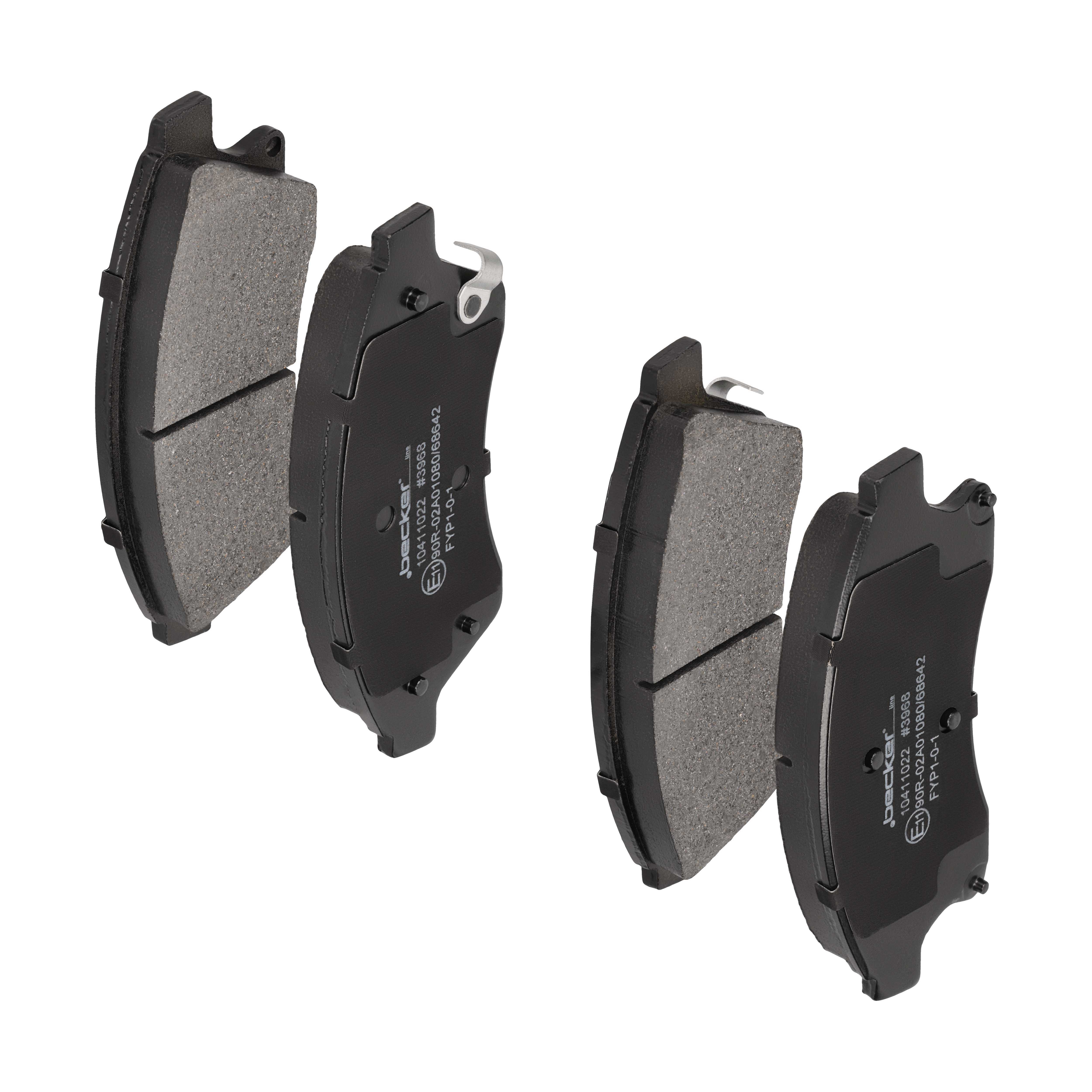 F.BECKER Bremseklodser 10411022 for OPEL CHEVROLET