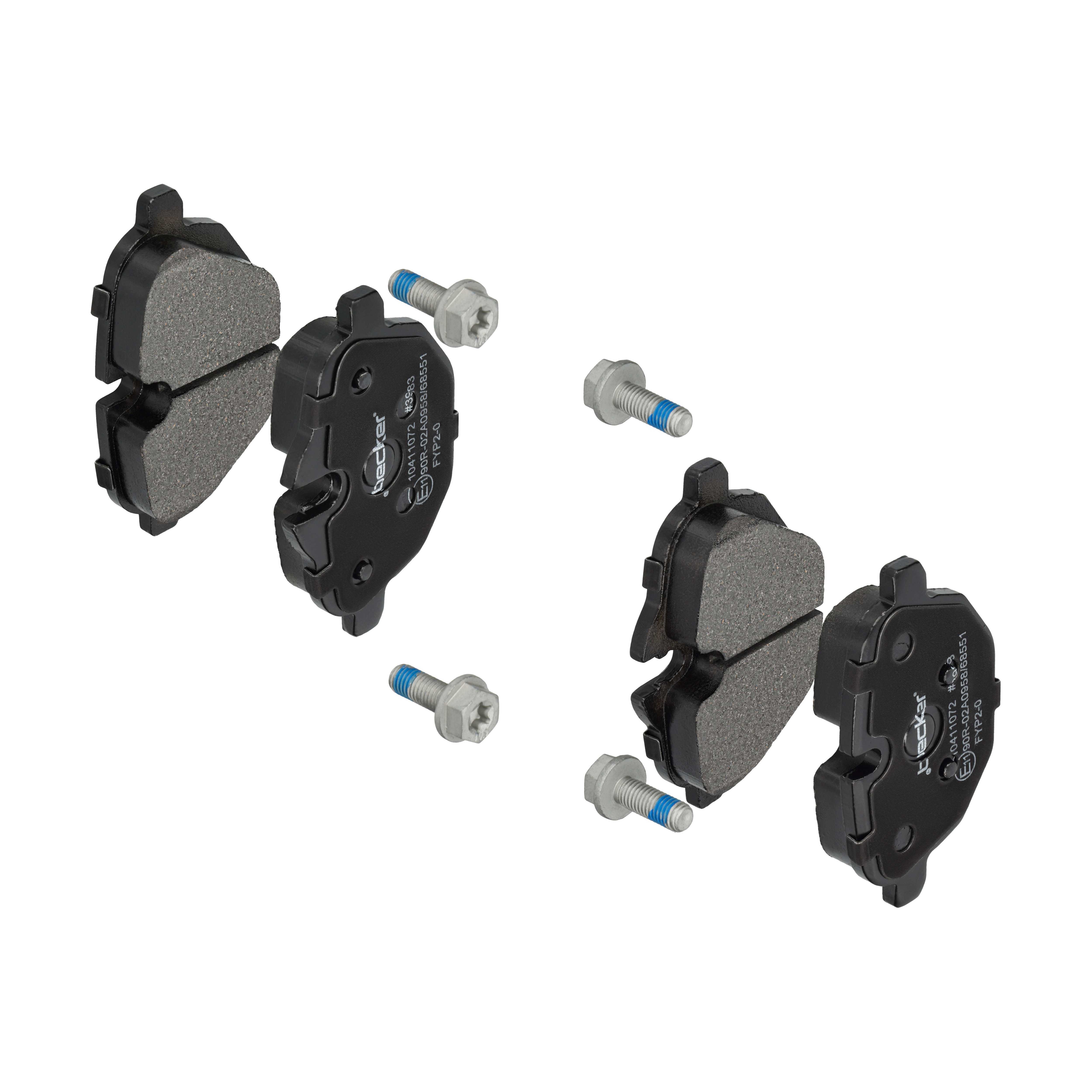 F.BECKER Bremseklodser 10411072 for BMW