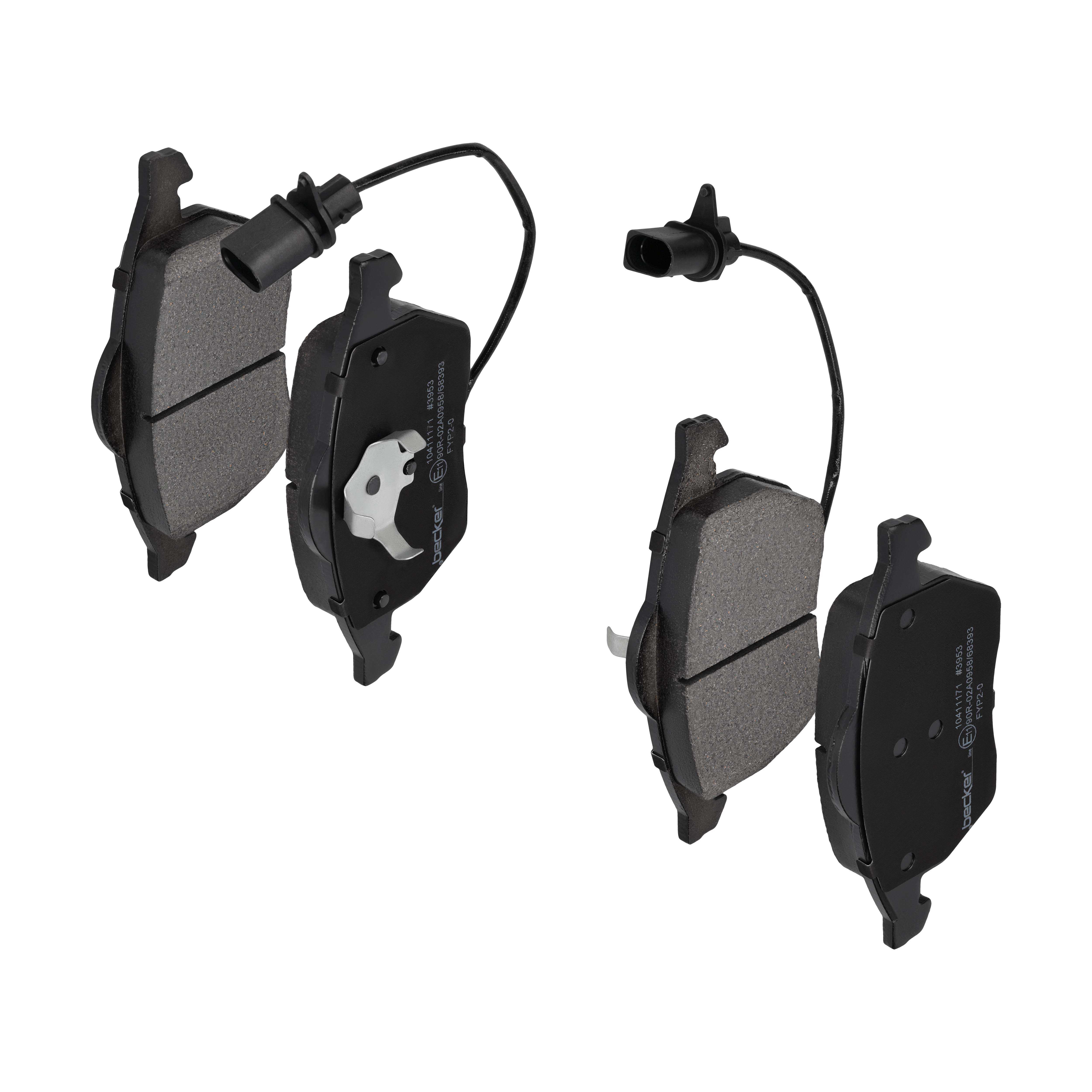 F.BECKER Bremseklodser 10411171 for VAG SEAT VW SKODA