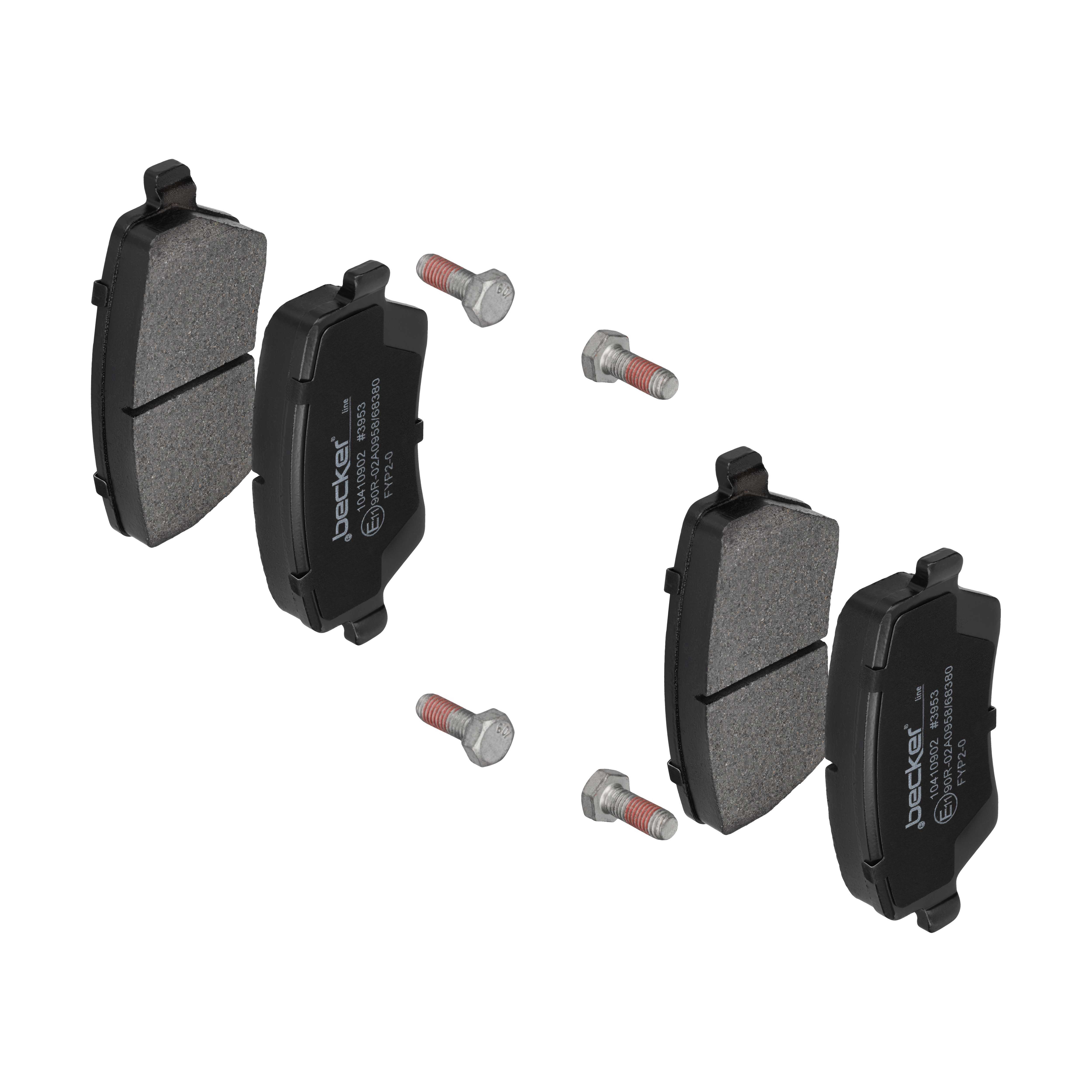 F.BECKER Bremseklodser 10410902 for MERCEDES-BENZ LADA RENAULT NISSAN