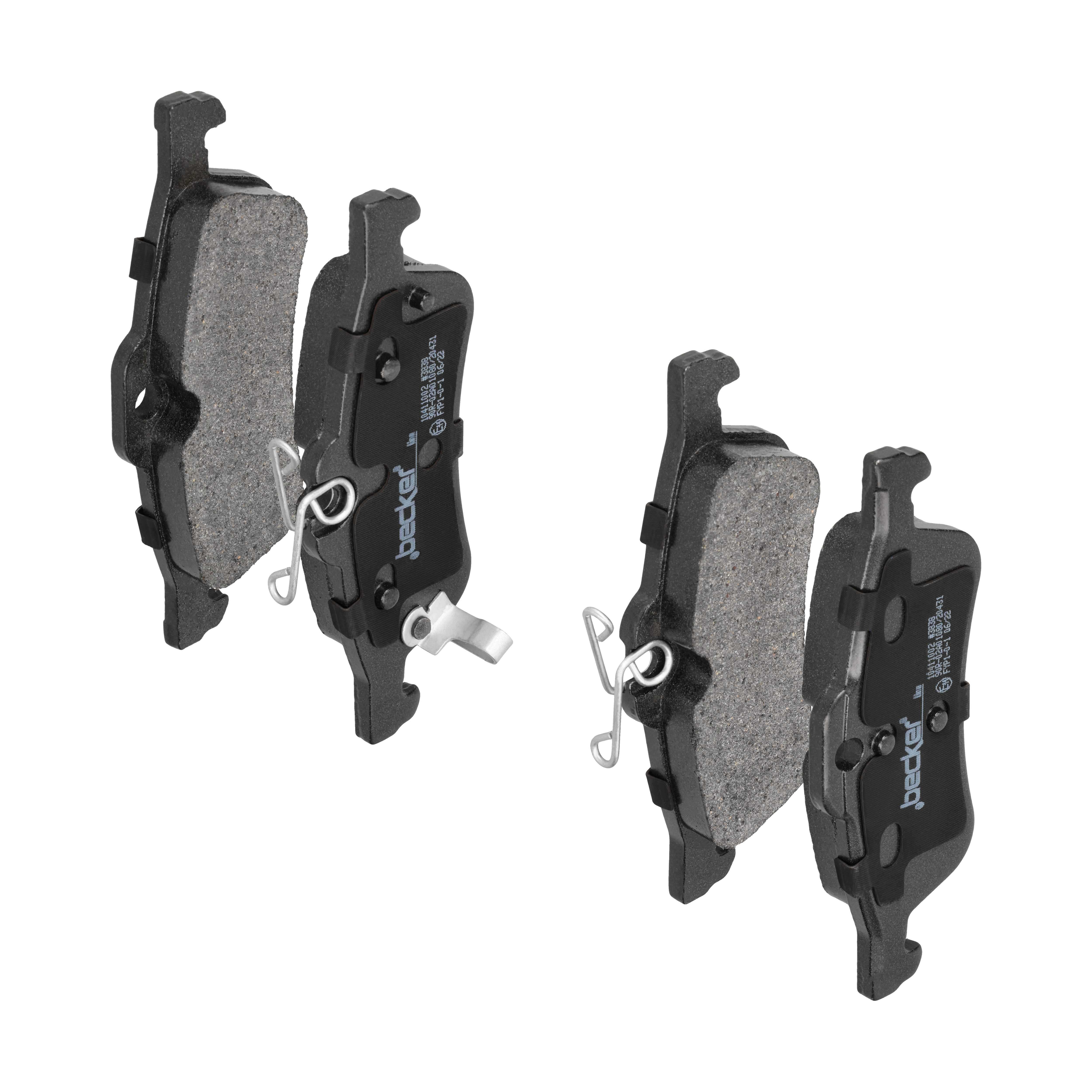 F.BECKER Bremseklodser 10411002 for TOYOTA DAIHATSU