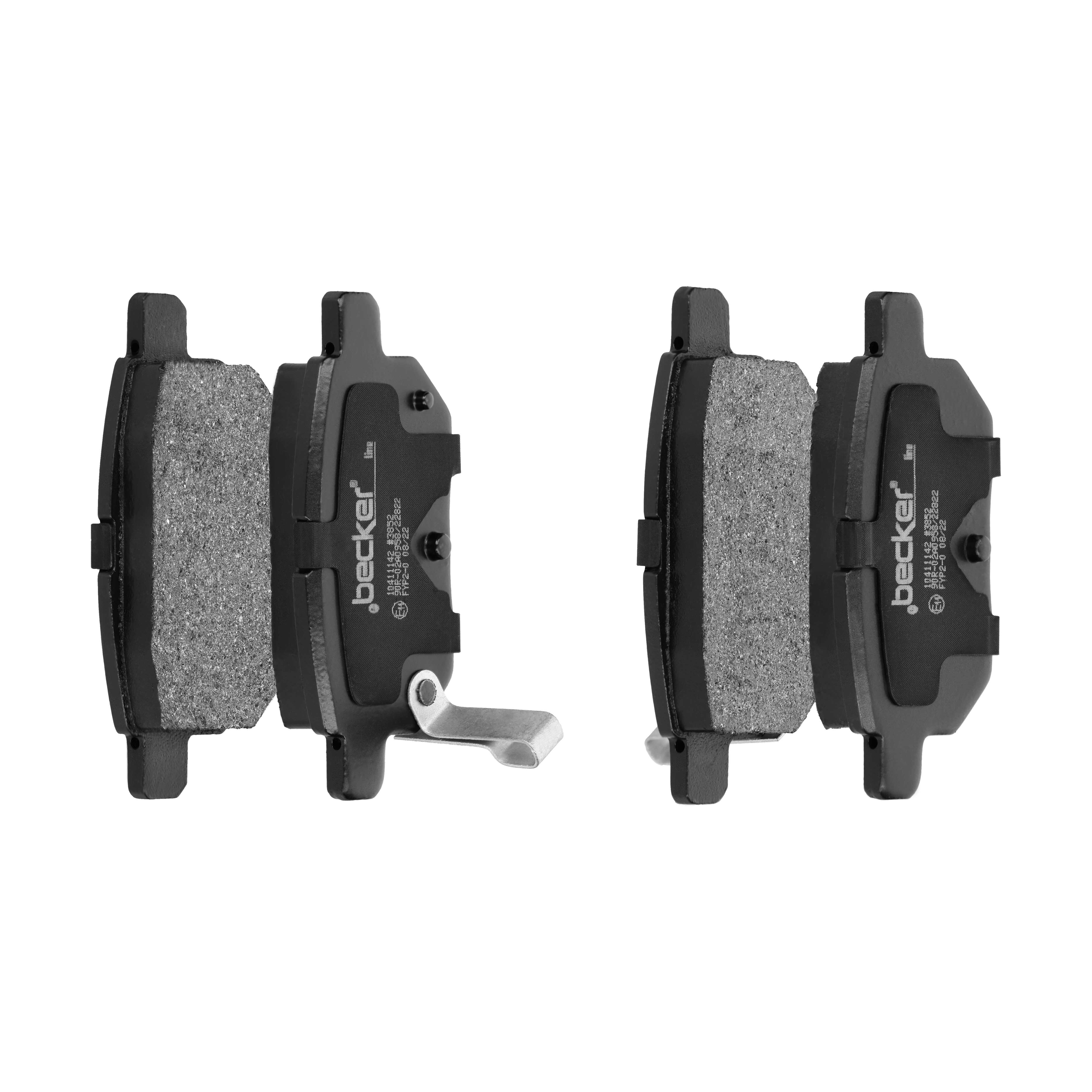 F.BECKER Bremseklodser 10411142 for TOYOTA SUBARU
