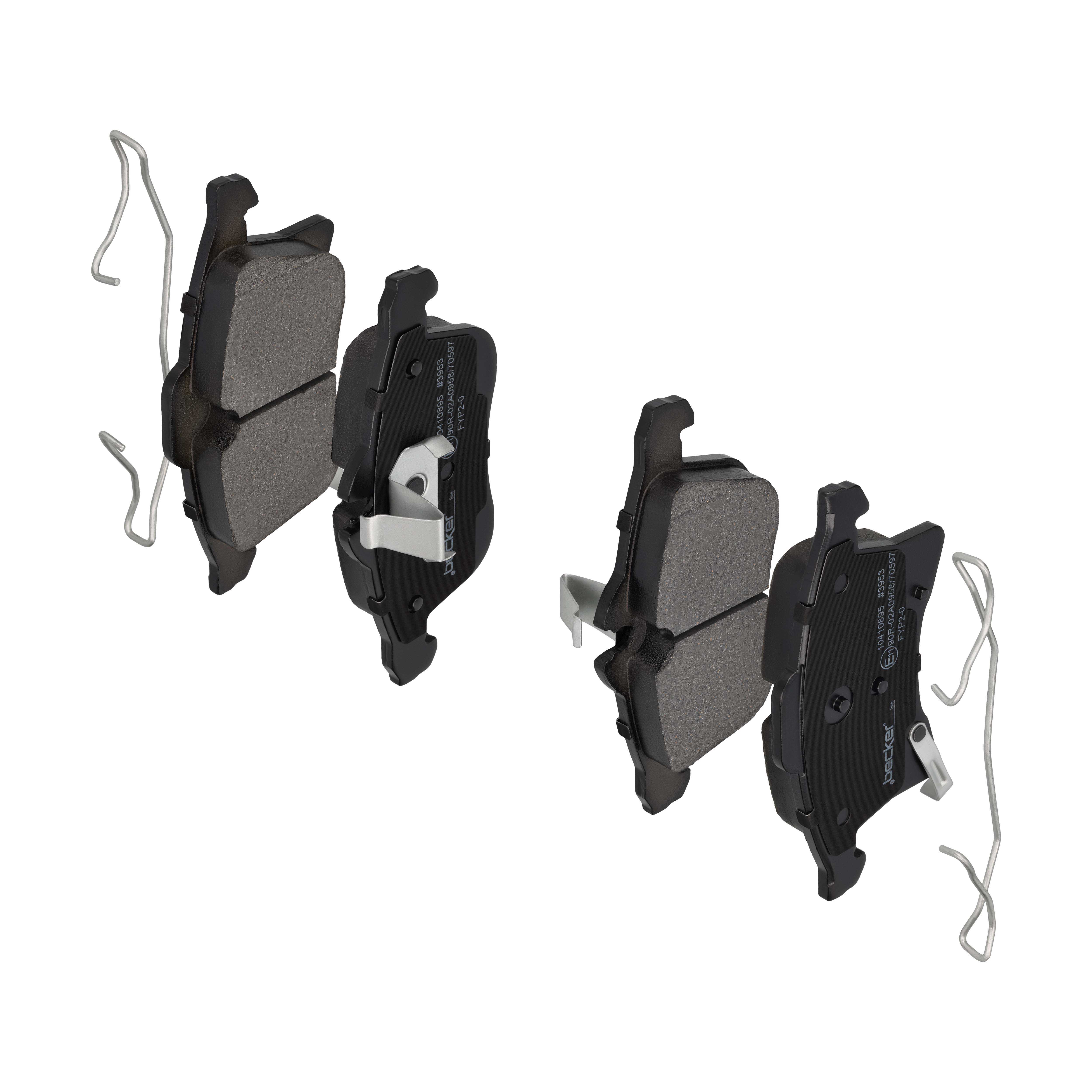 F.BECKER Bremseklodser 10410895 for OPEL CHEVROLET