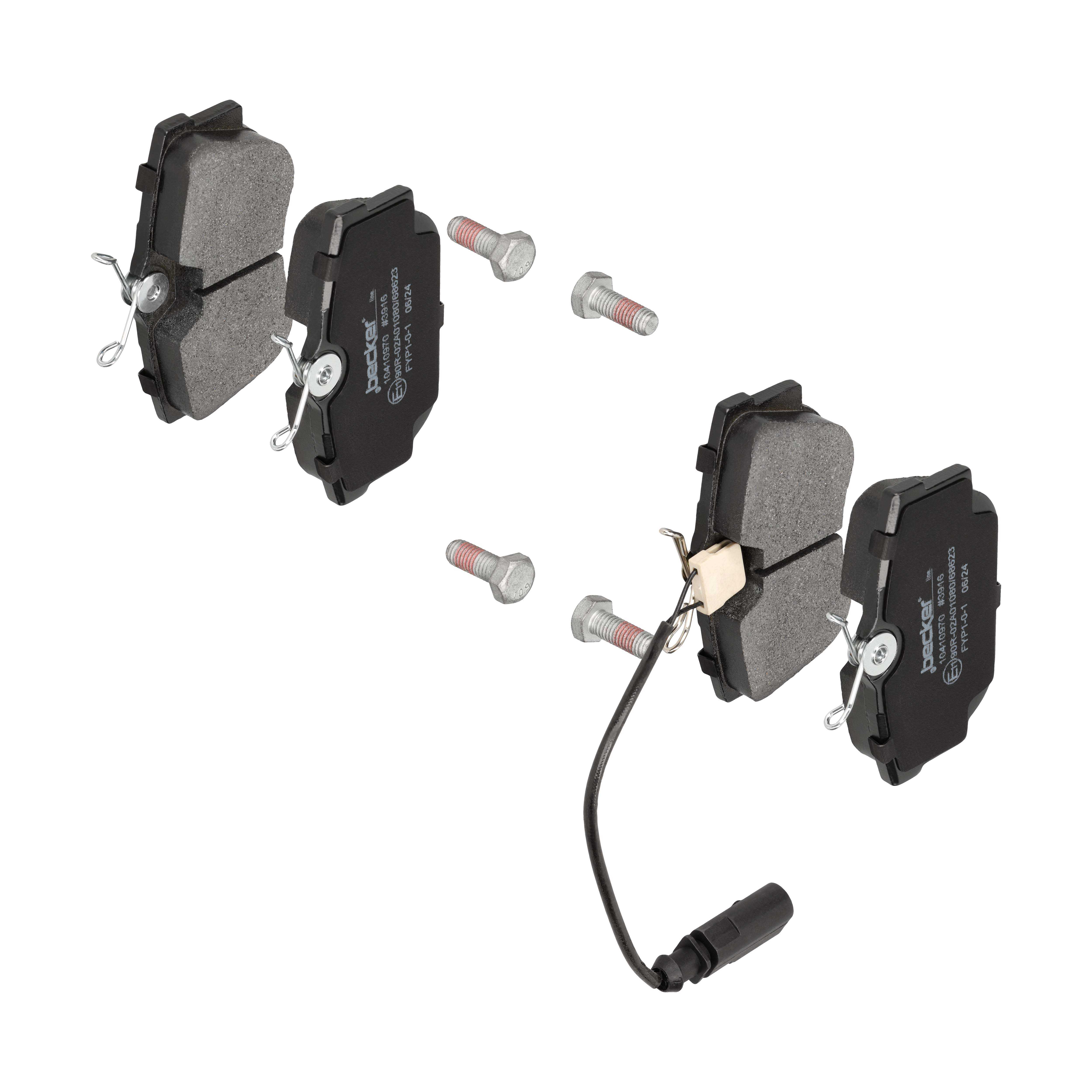 F.BECKER Bremseklodser 10410970 for SEAT VW