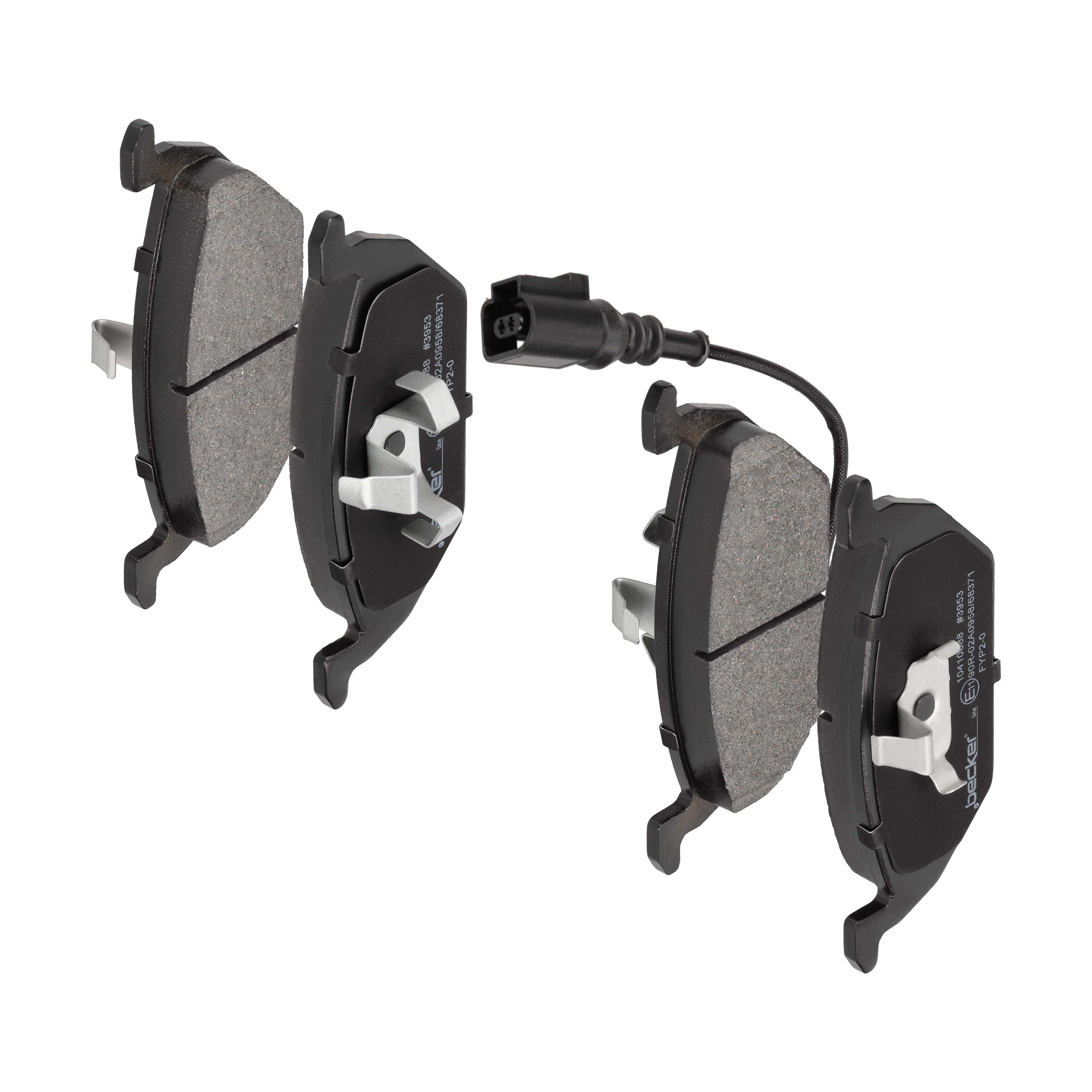 F.BECKER Bremseklodser 10410888 for ROEWE (SAIC) VAG SKODA SEAT VW