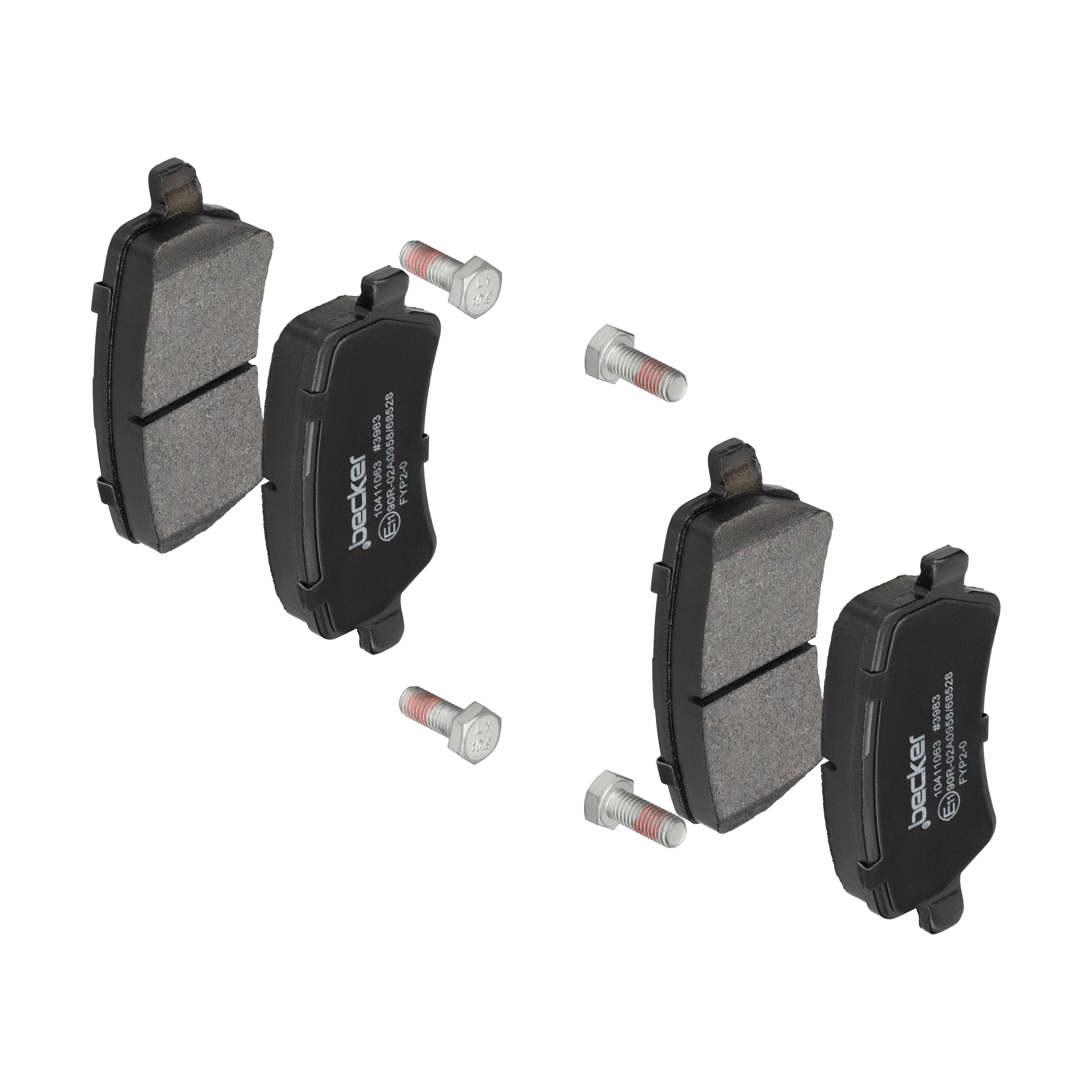 F.BECKER Bremseklodser 10411063 for FORD VOLVO LAND ROVER