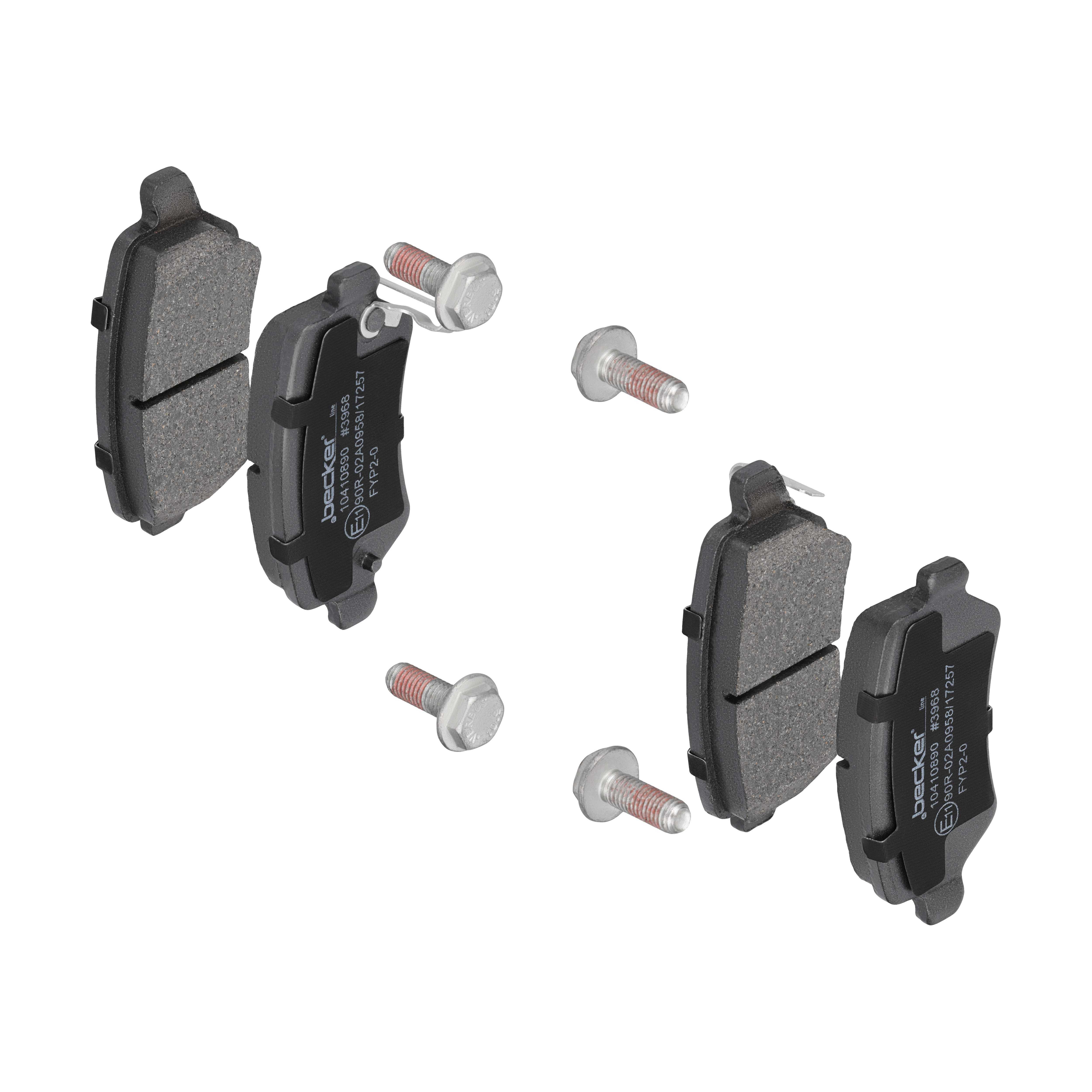 F.BECKER Bremseklodser 10410890 for OPEL VAUXHALL KIA