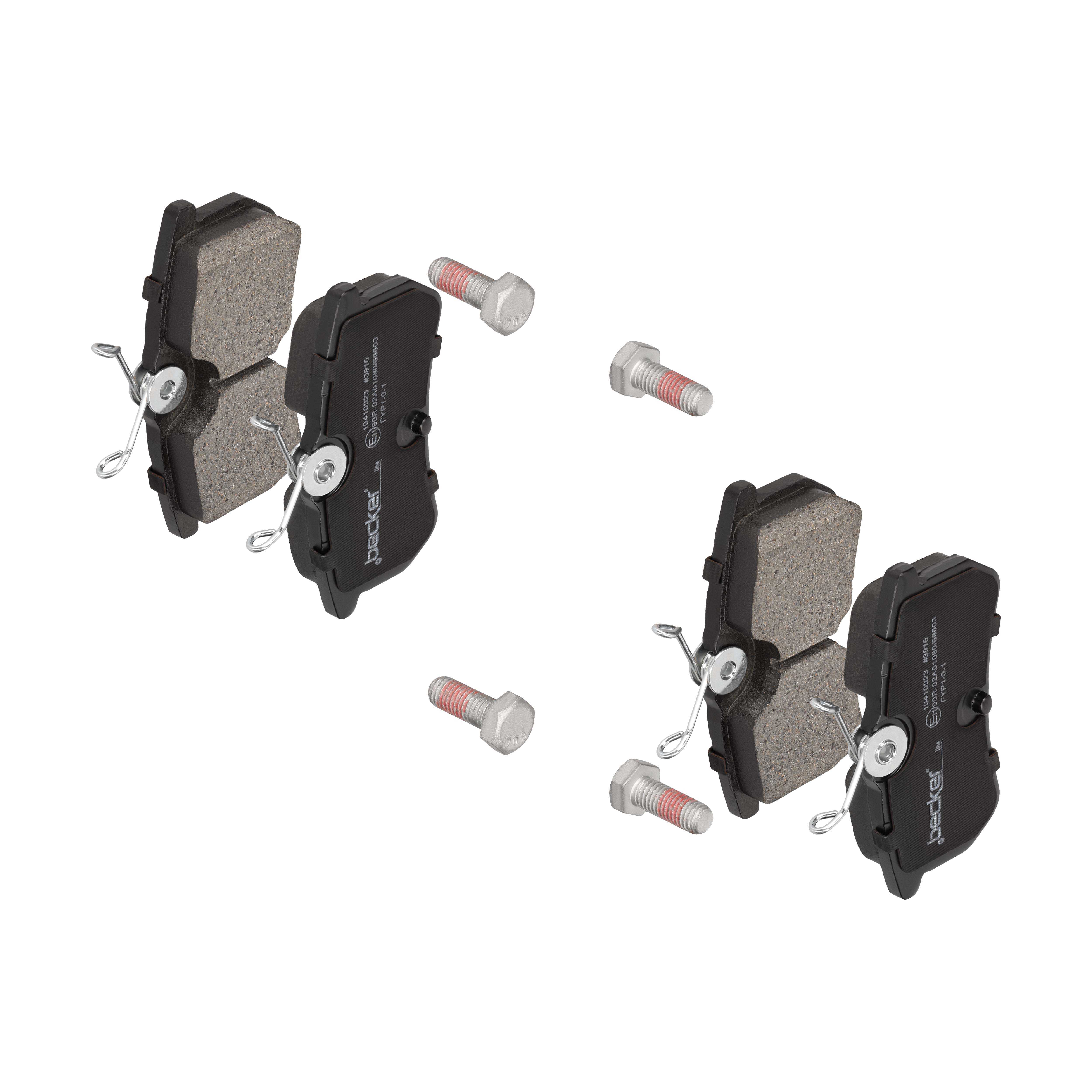 F.BECKER Bremseklodser 10410923 for FORD FORD USA