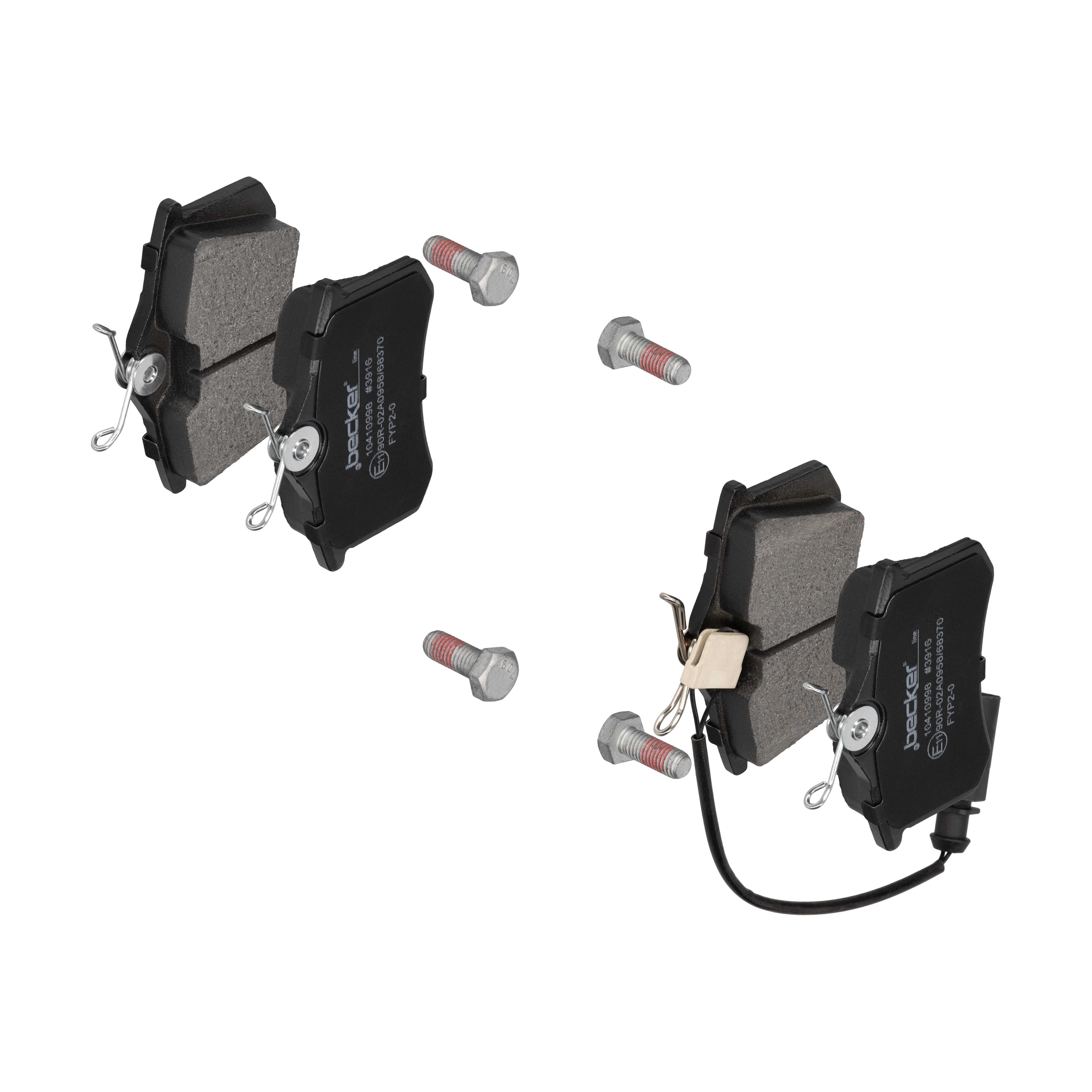 F.BECKER Bremseklodser 10410998 for FORD VW VAG AUDI SEAT