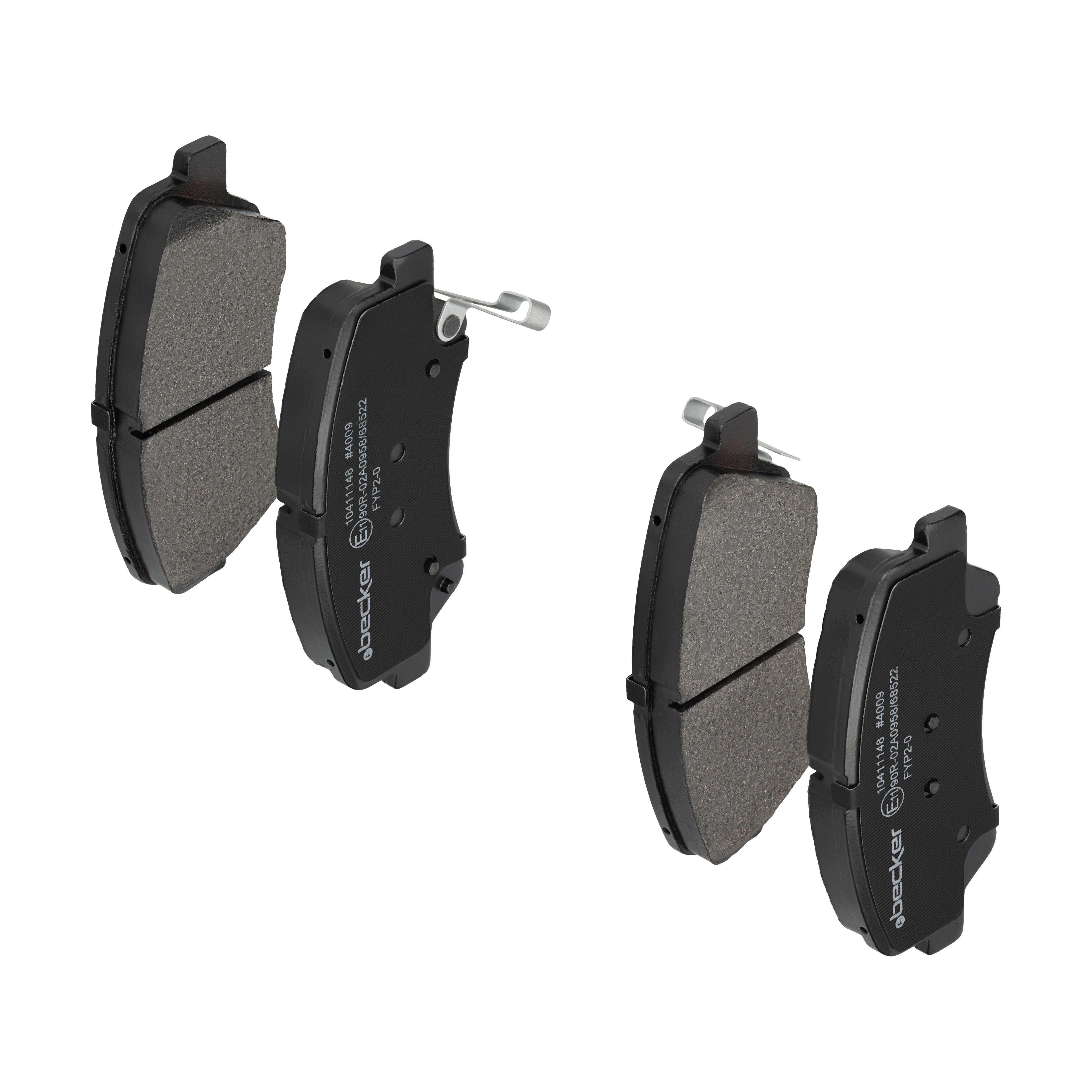 F.BECKER Bremseklodser 10411148 for GEELY EMGRAND HYUNDAI KIA MAZDA